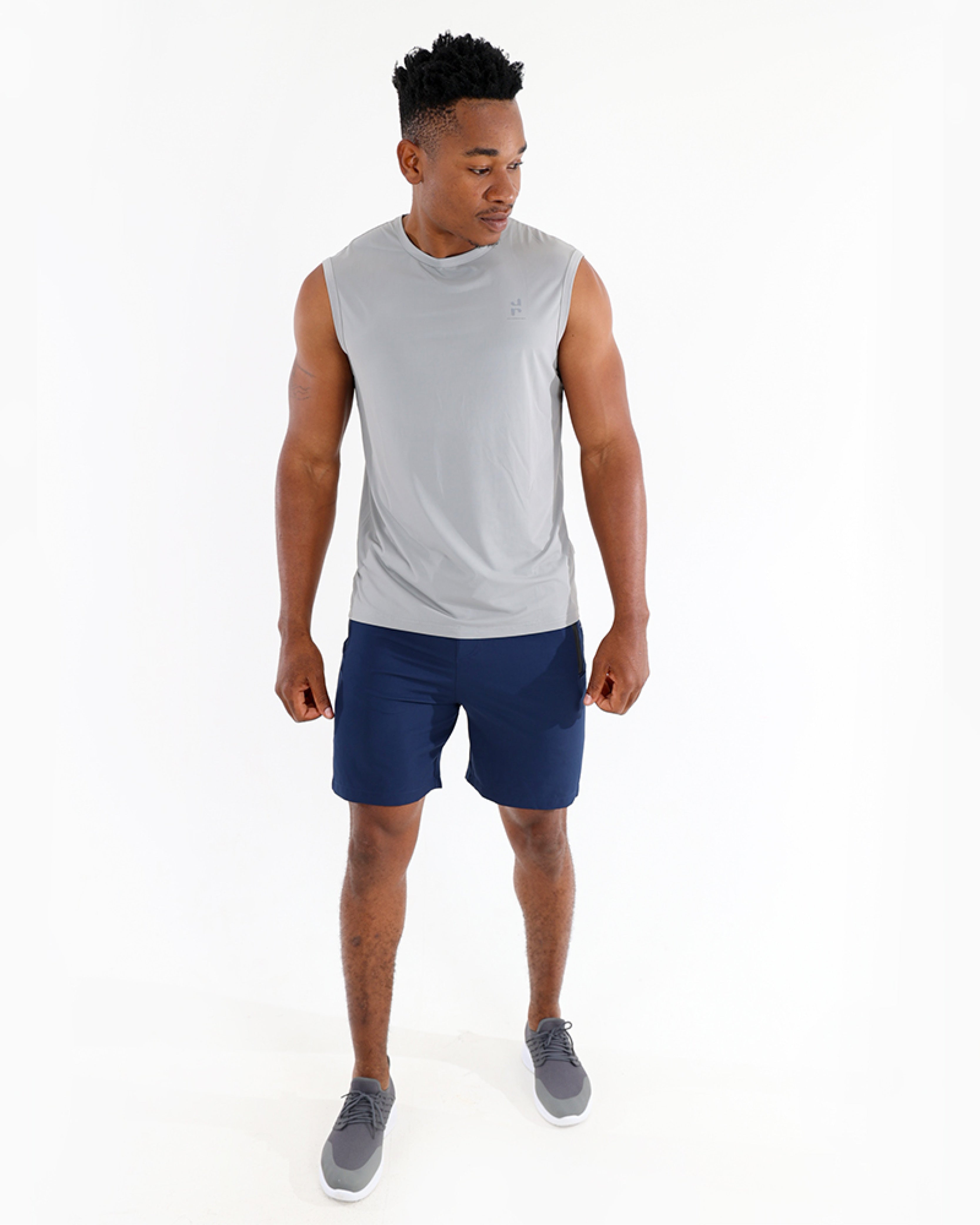 Sleeveless Active Muscle Hugger Vest