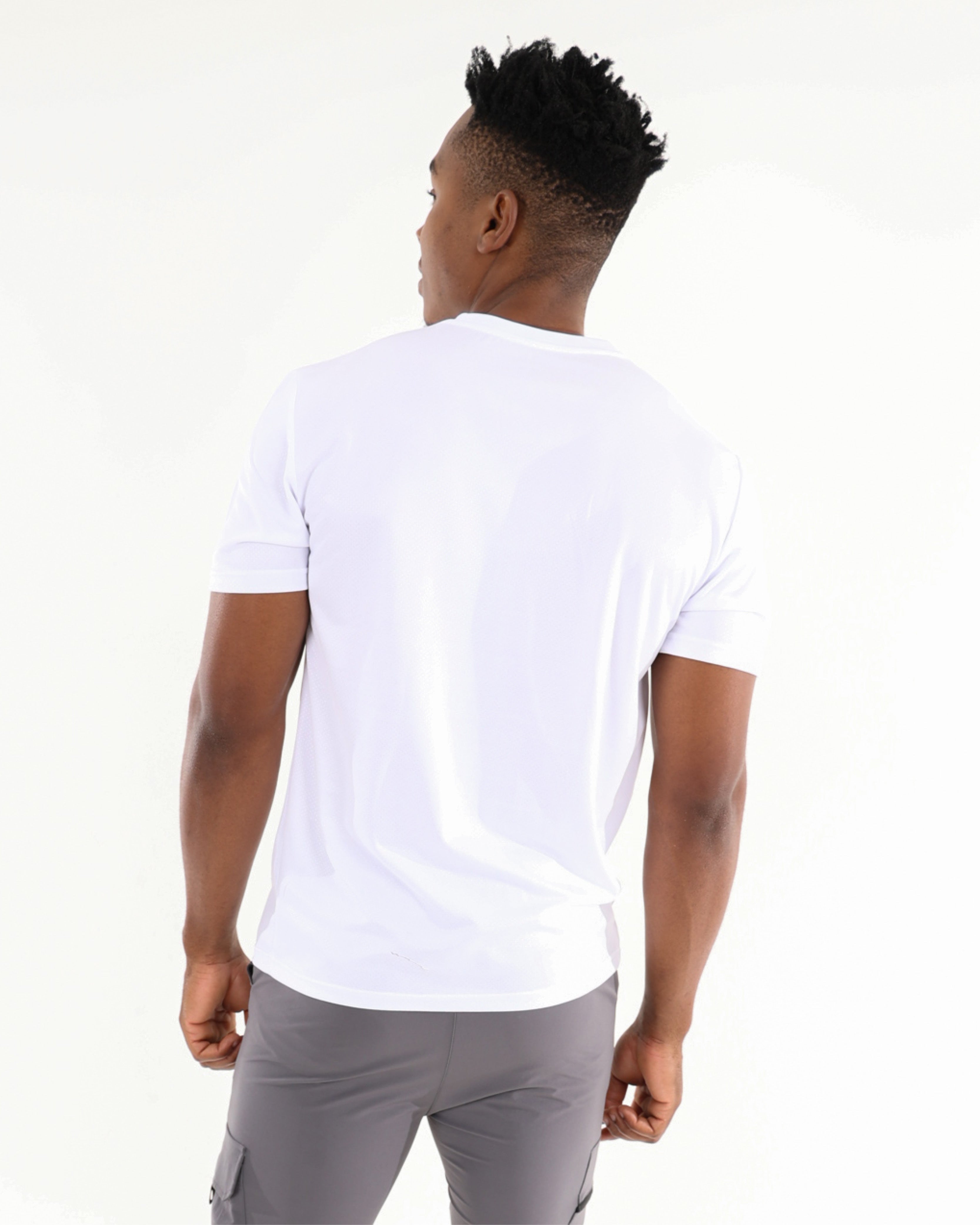 White Short Sleeve Active T-Shirt