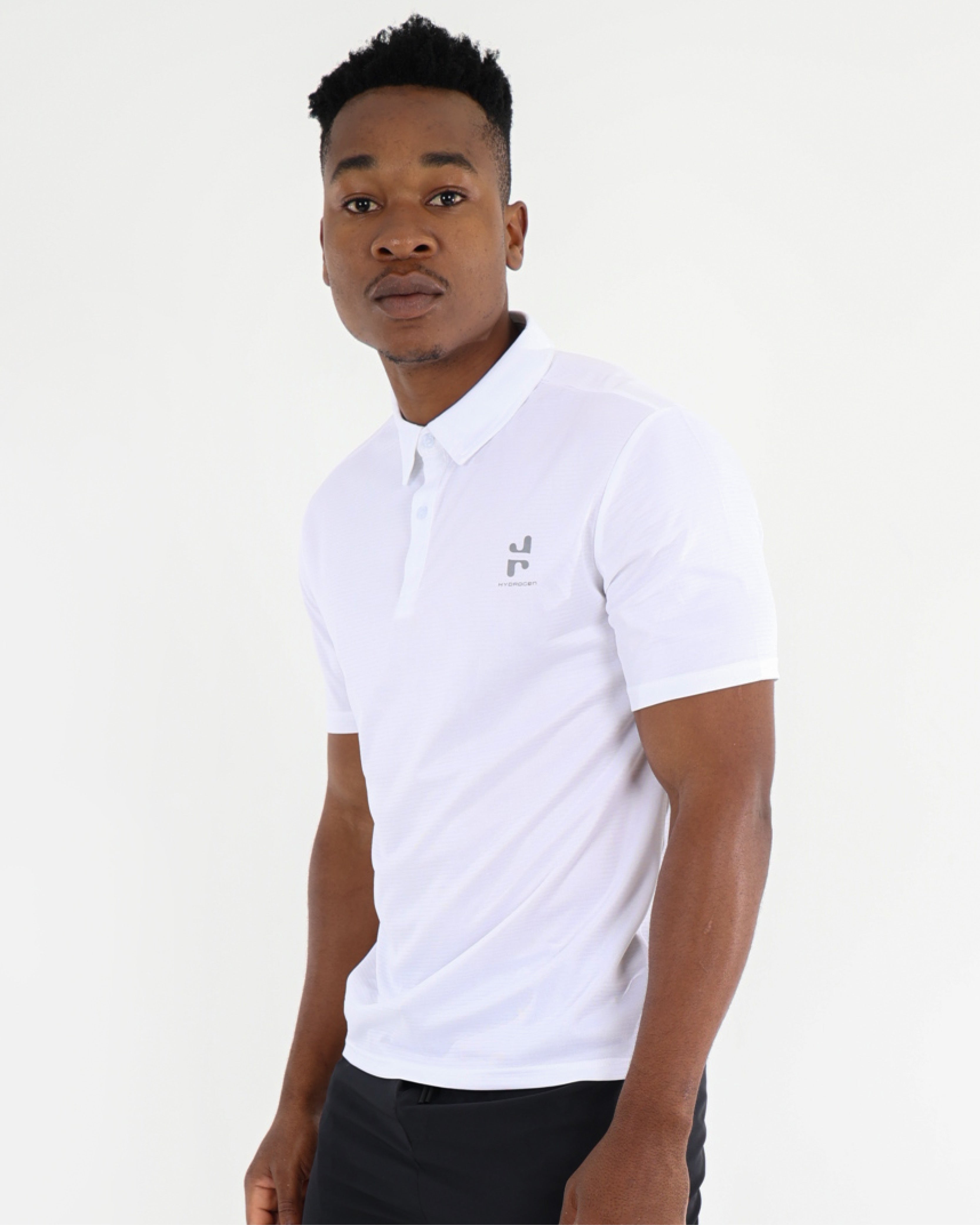 White Short Sleeve Active Golfer