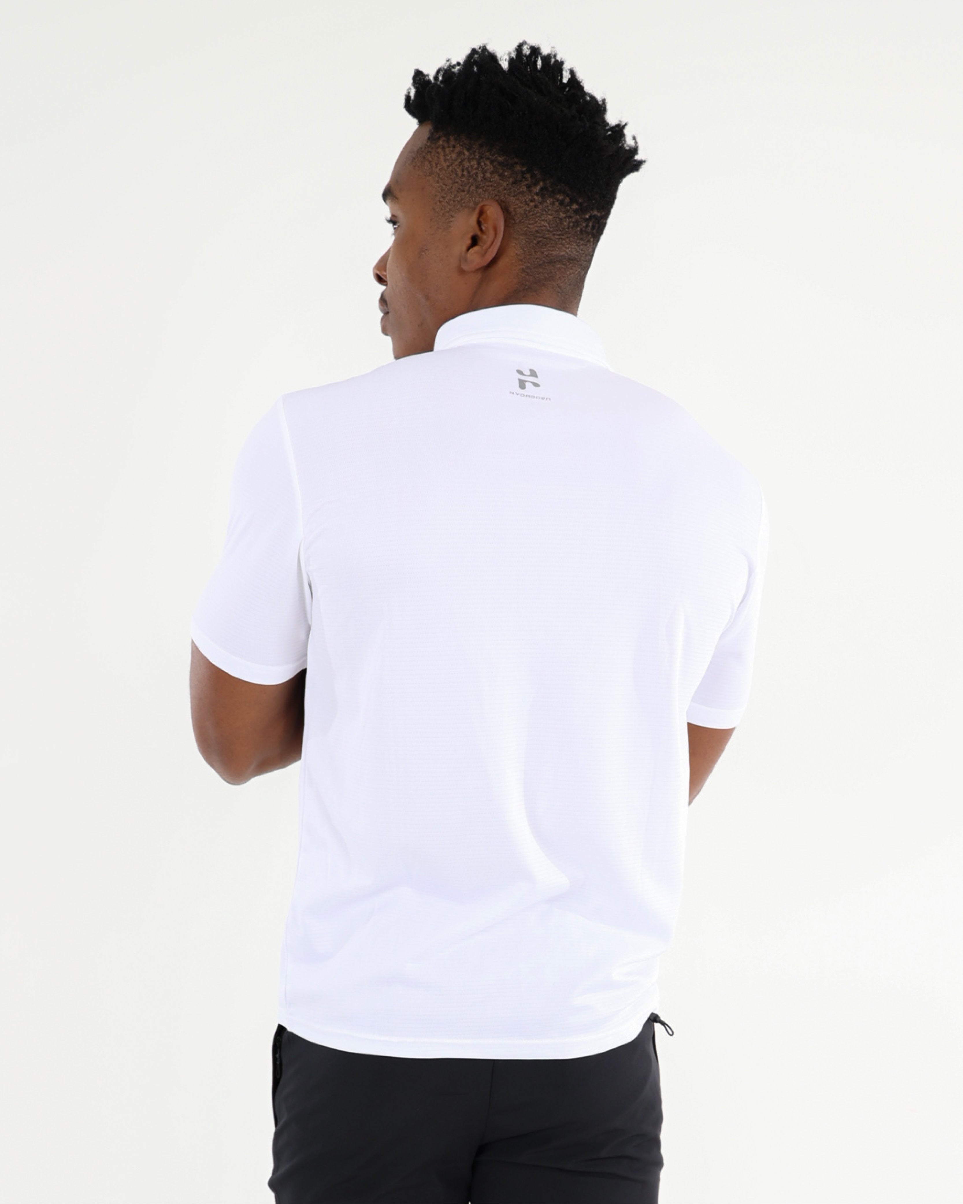 White Short Sleeve Active Golfer