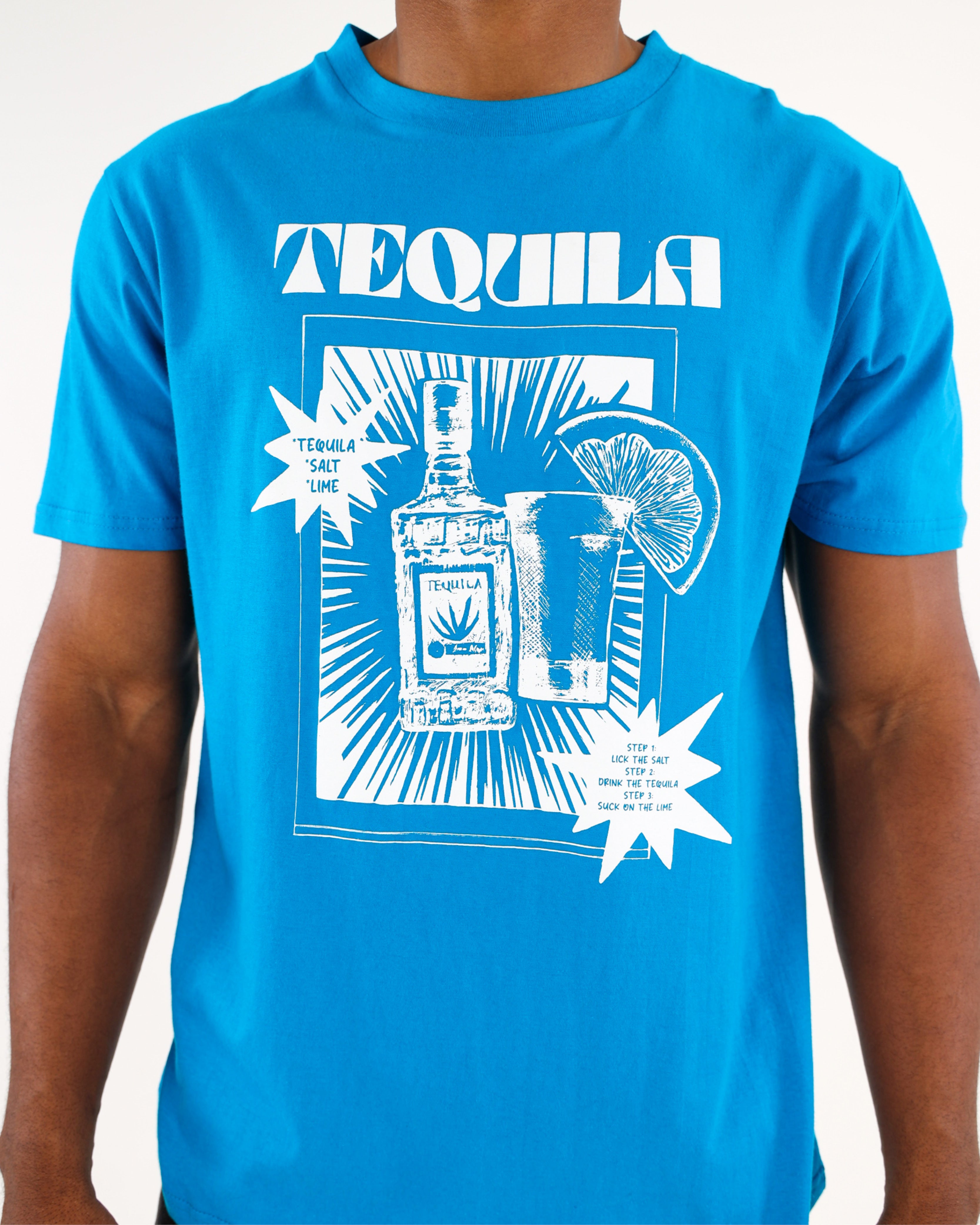 Short Sleeve Tequila Graphic Print T-Shirt