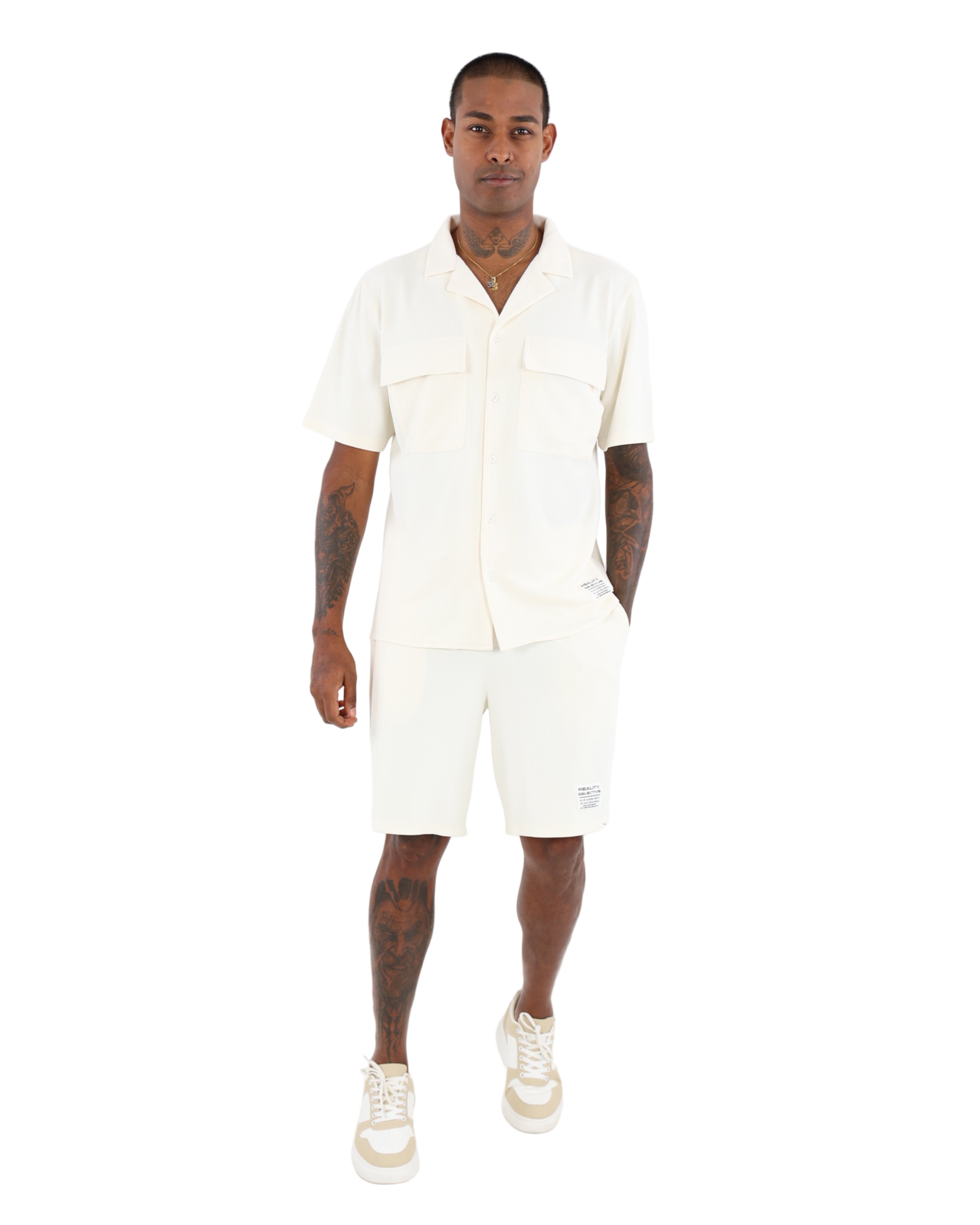 Seersucker Knit Shorts