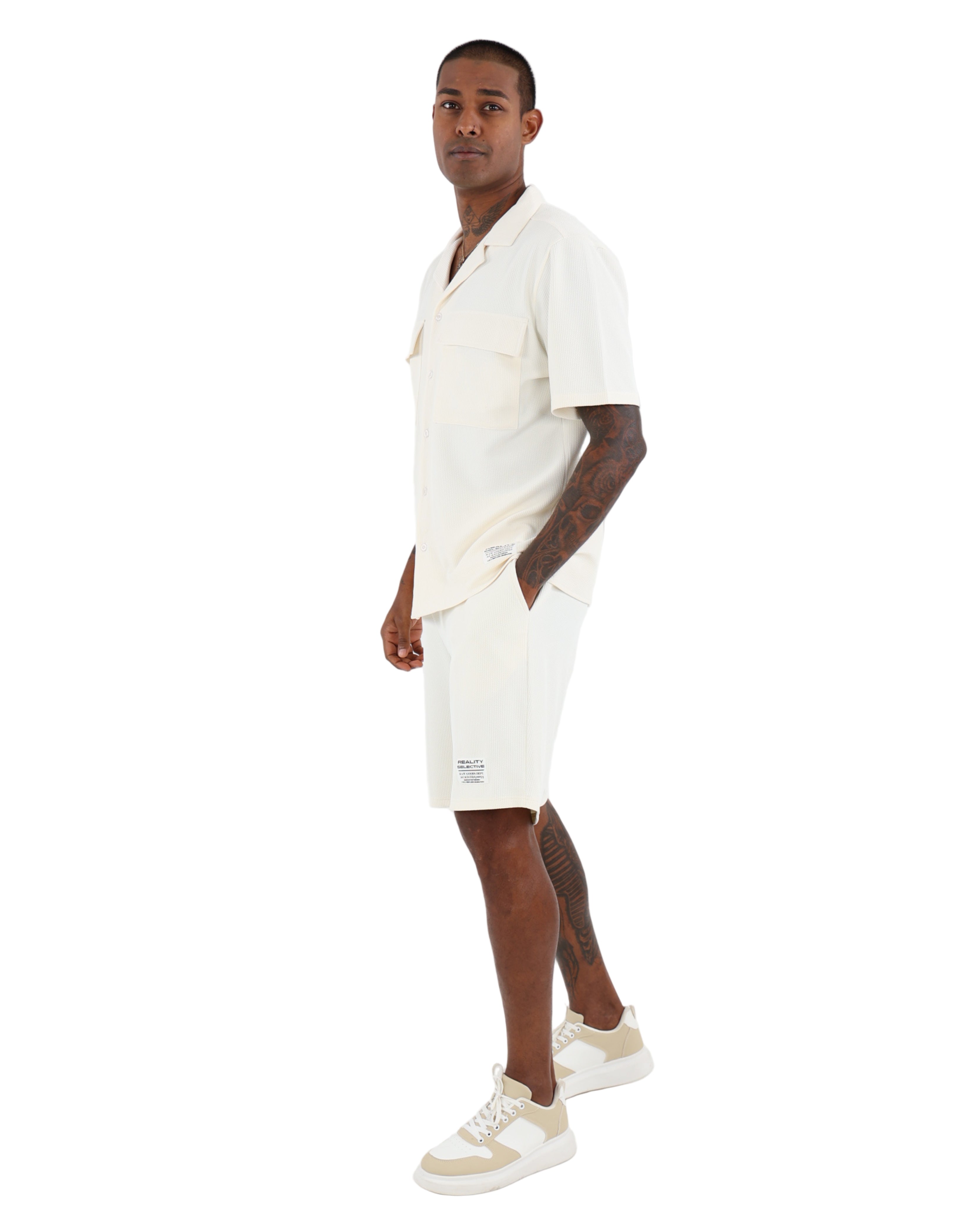 Seersucker Knit Shorts