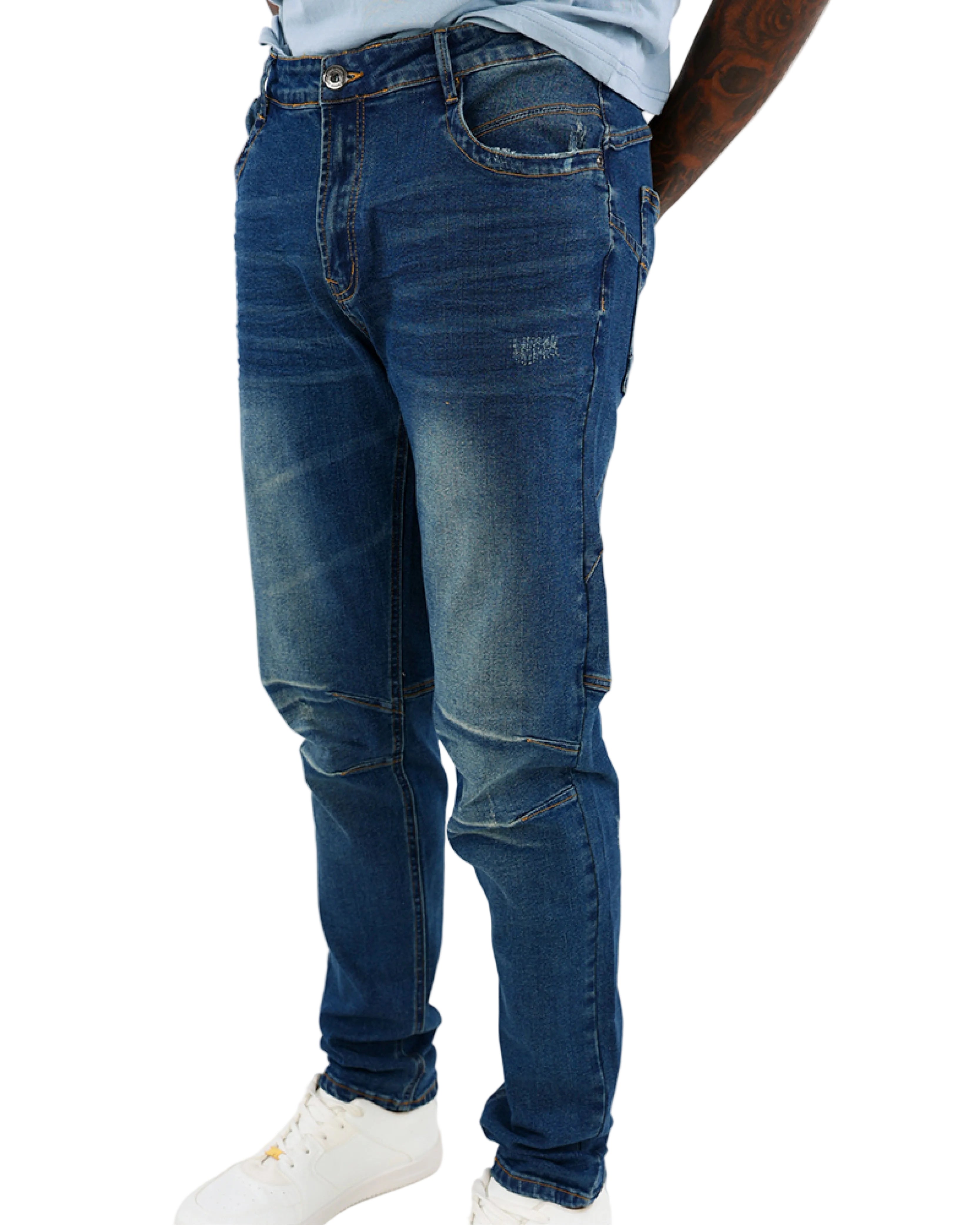 Slim Tapered Fit Dark Indigo Jeans