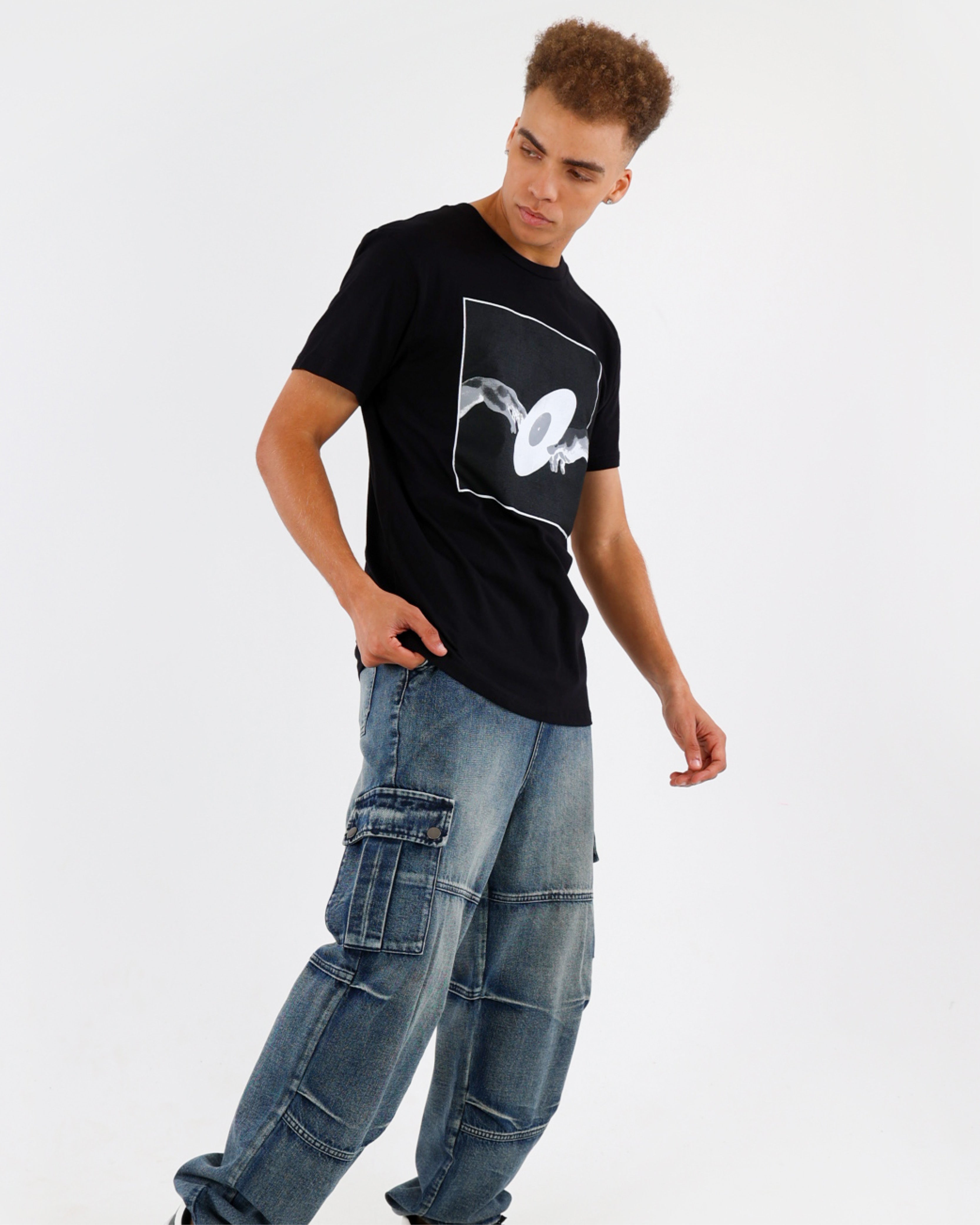 Vinyl Graphic Short Sleeve T-Shirt