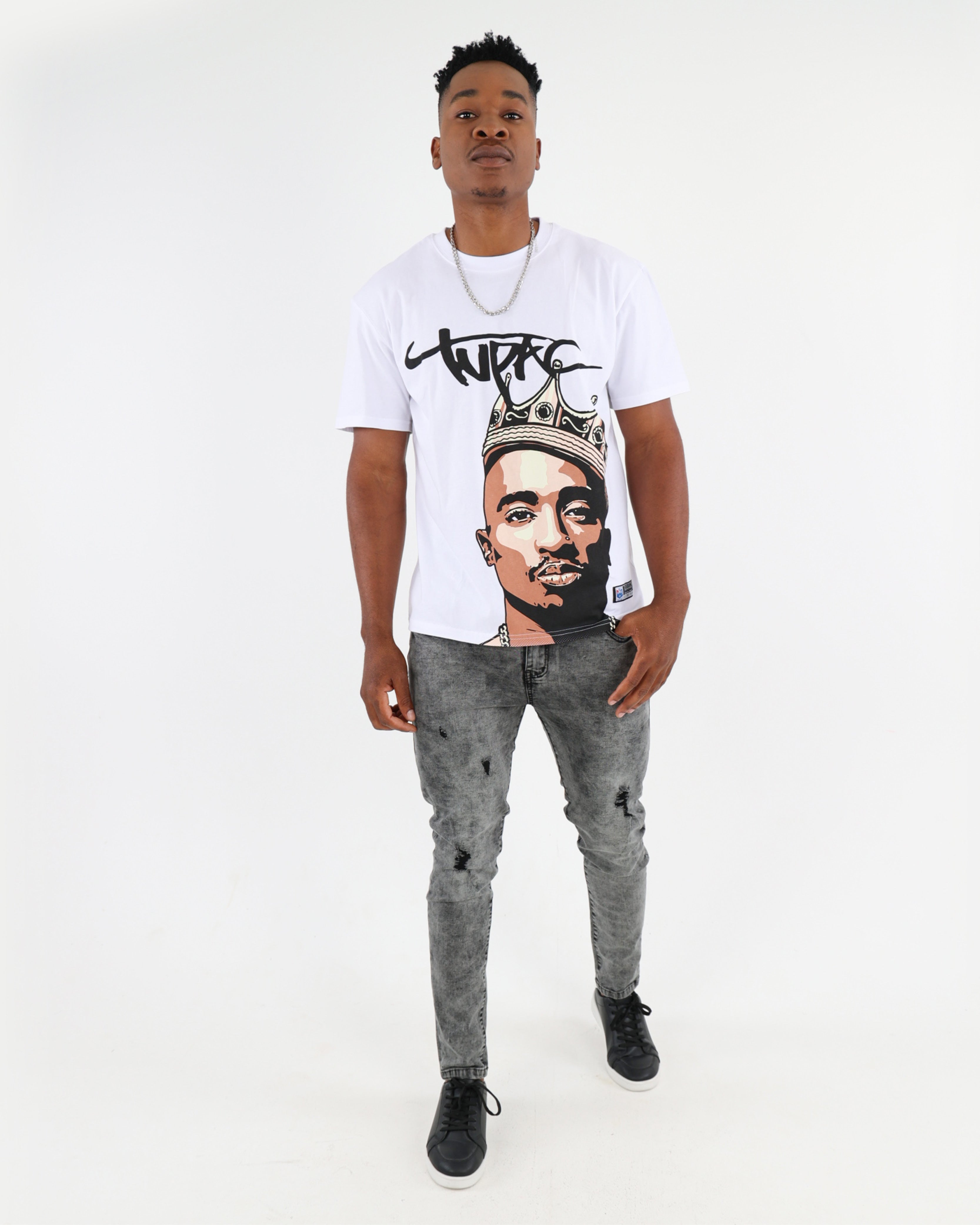 Charcoal Rip & Repair Skinny Jeans