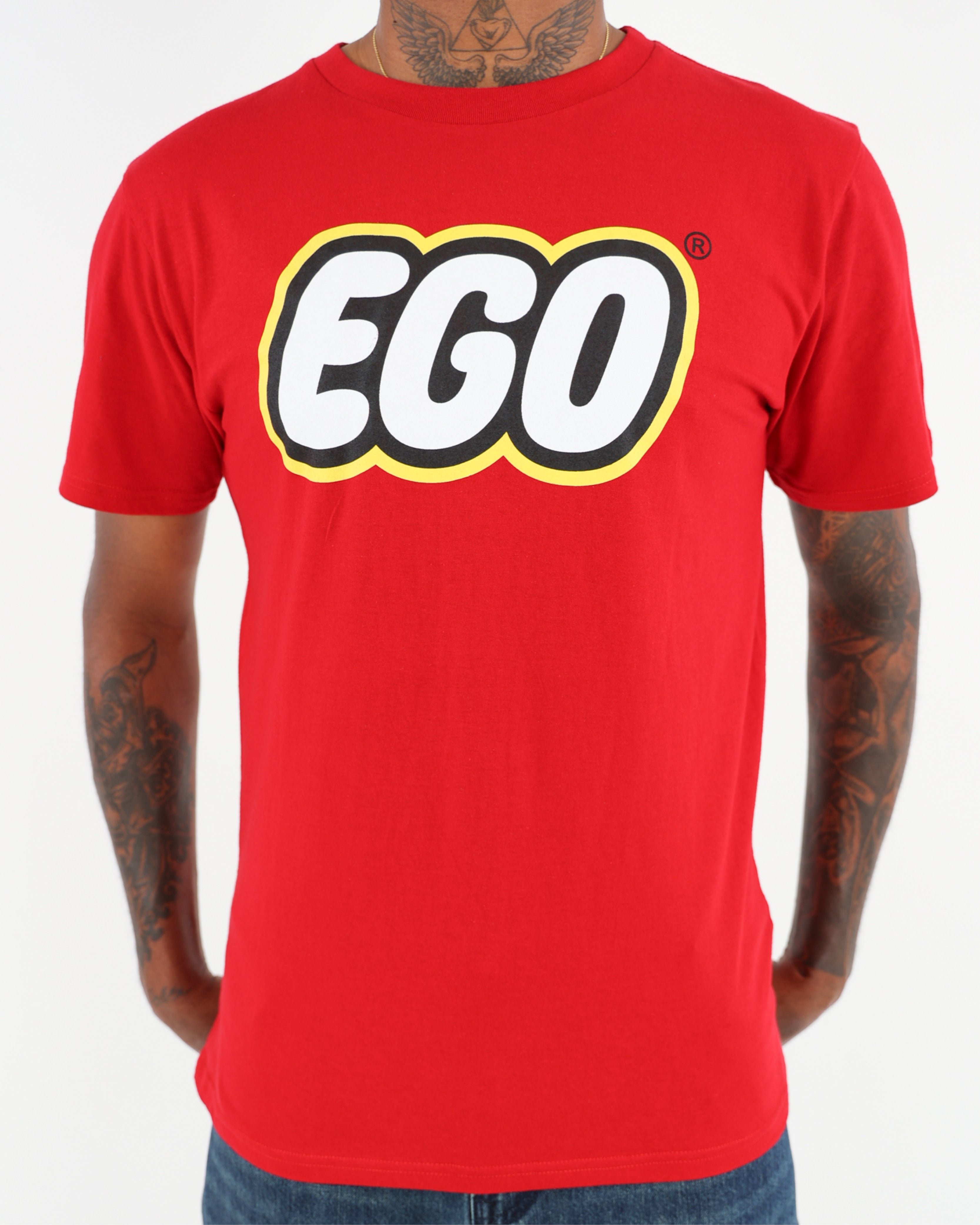 Short Sleeve Ego Graphic Print T-Shirt