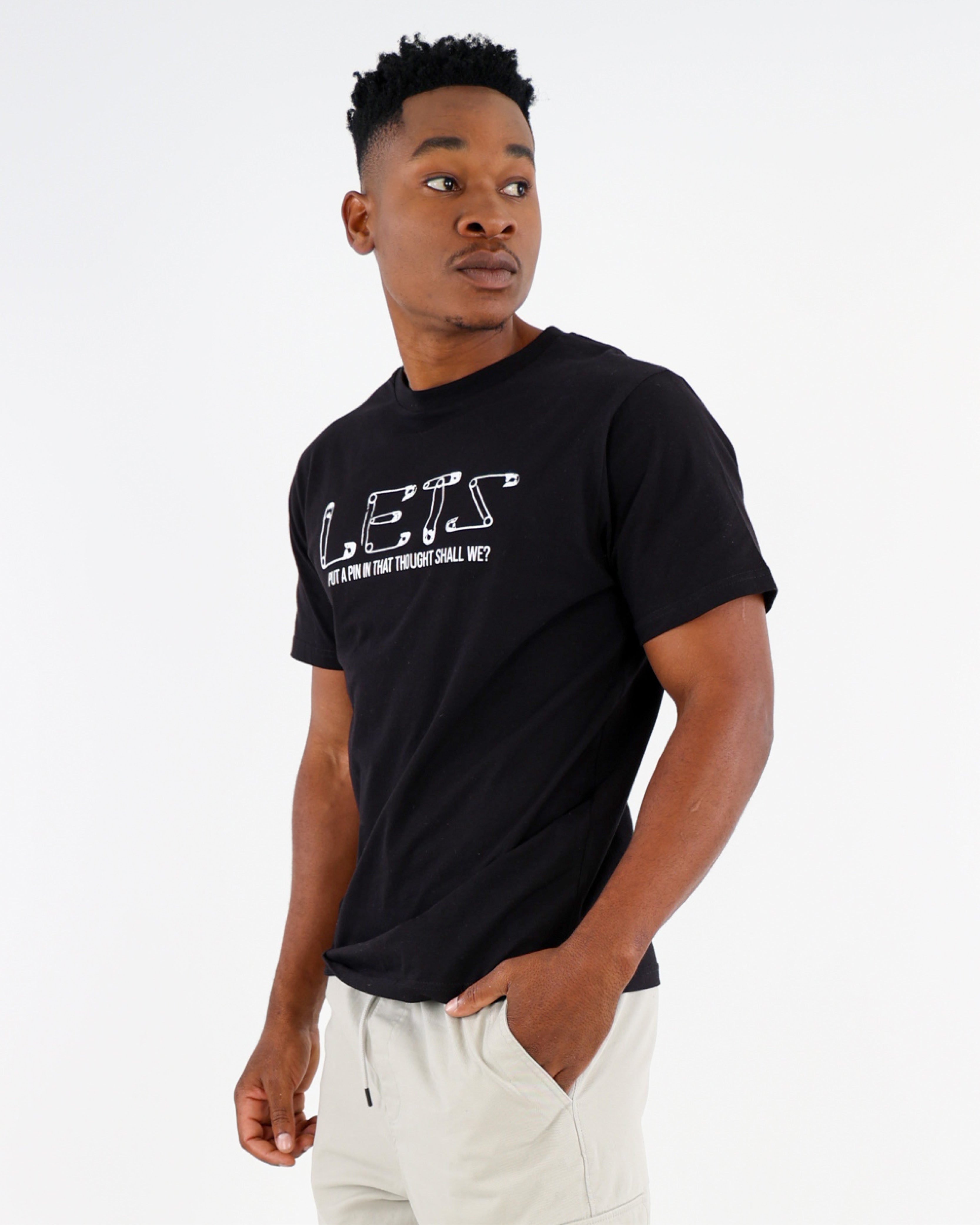 "Put A Pin In It" Short Sleeve Graphic T-Shirt