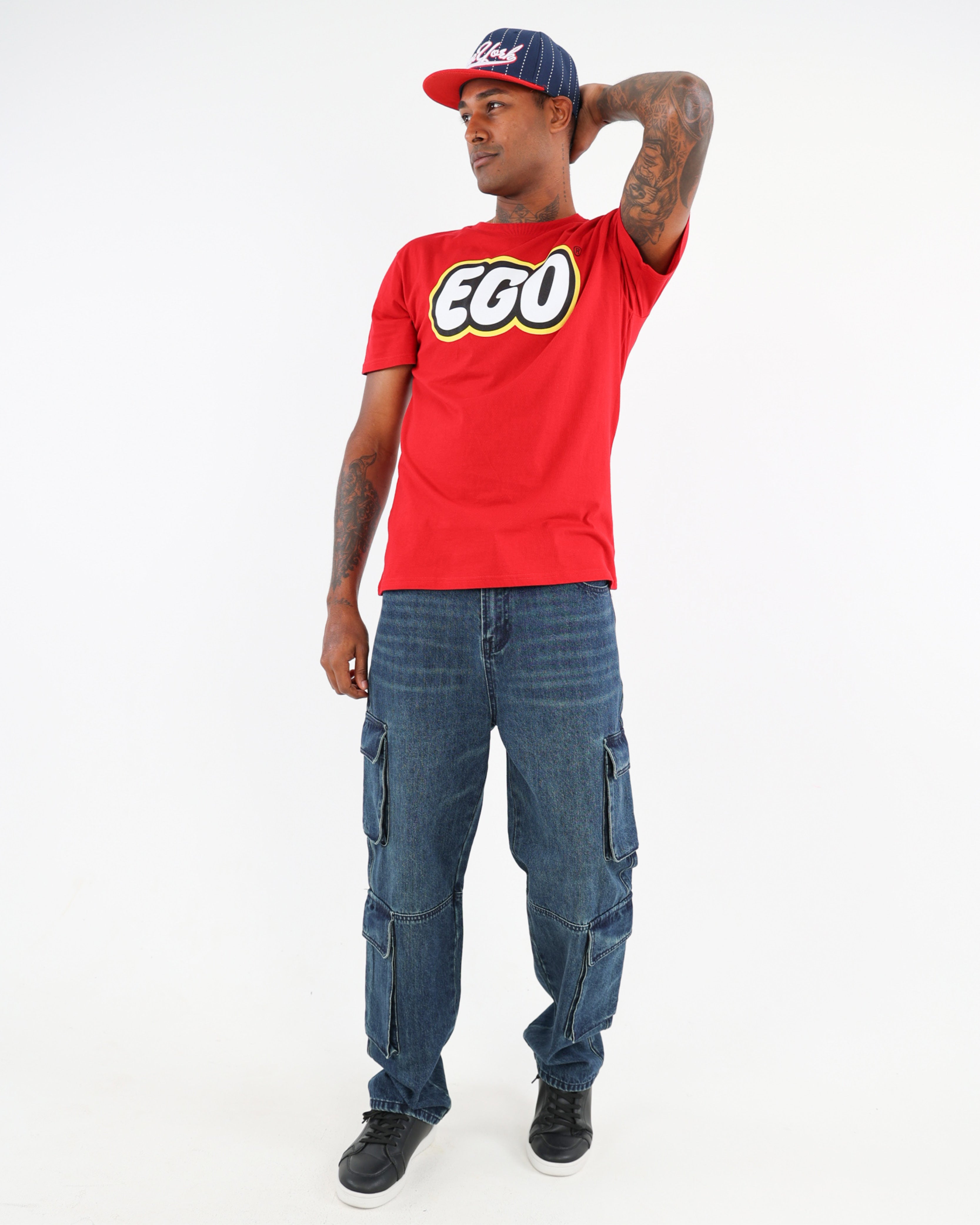 Short Sleeve Ego Graphic Print T-Shirt