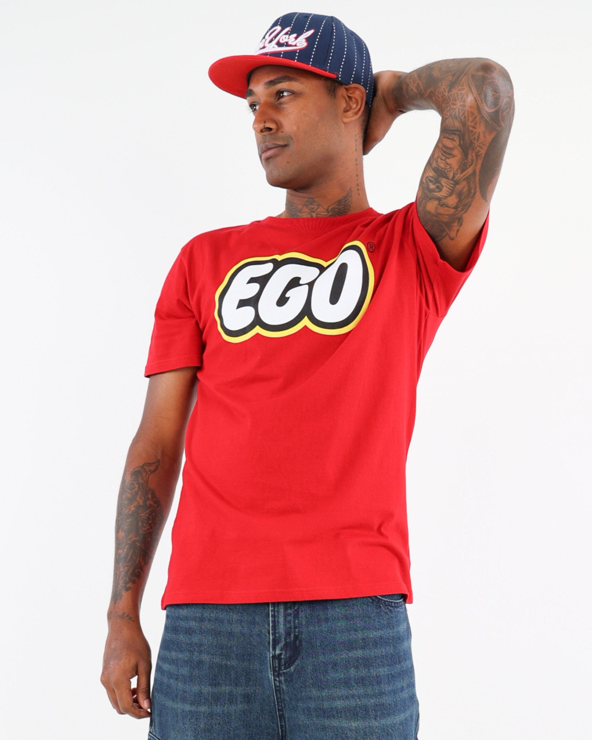 Short Sleeve Ego Graphic Print T-Shirt