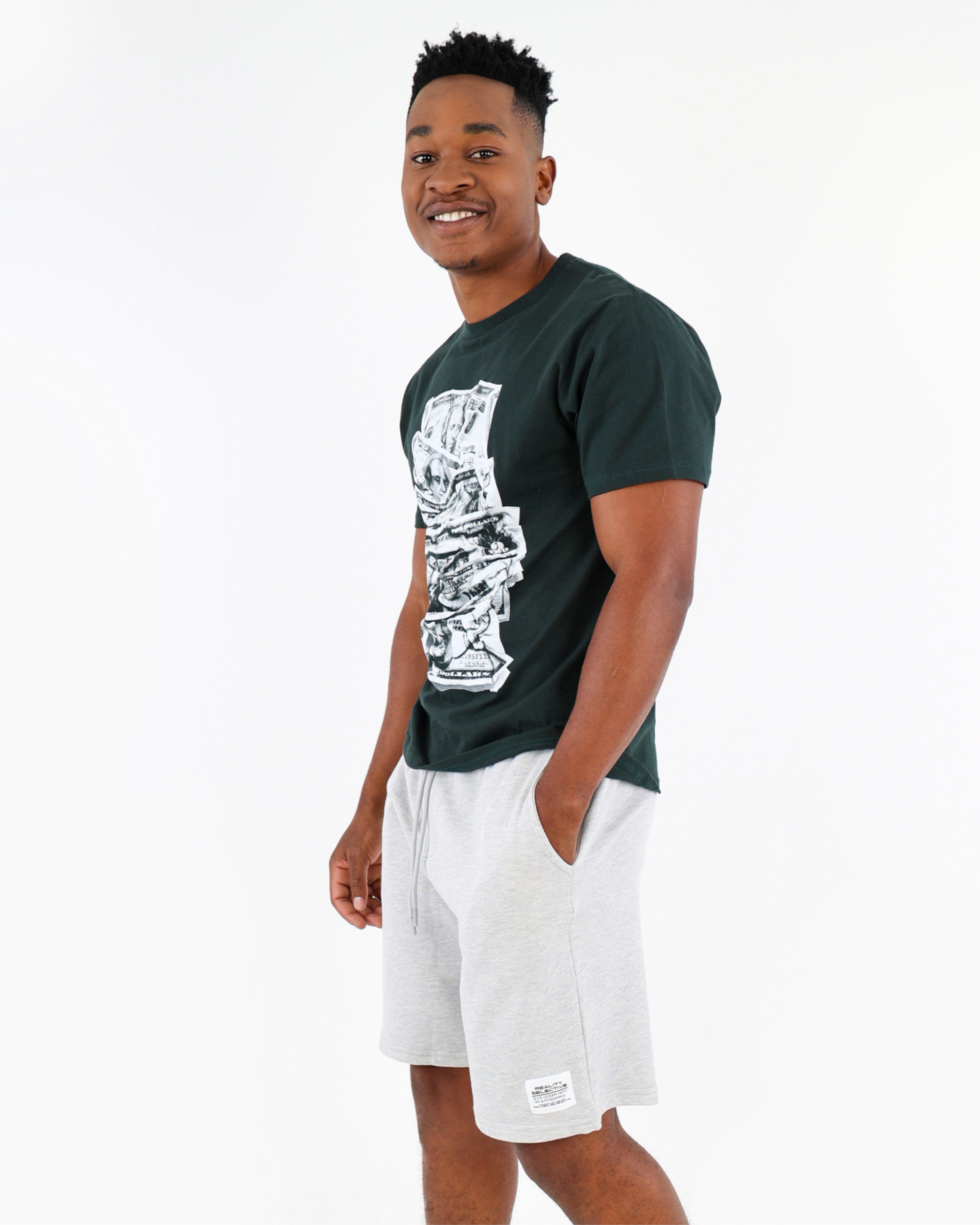 Relaxed Fit Fleece Jogger Short