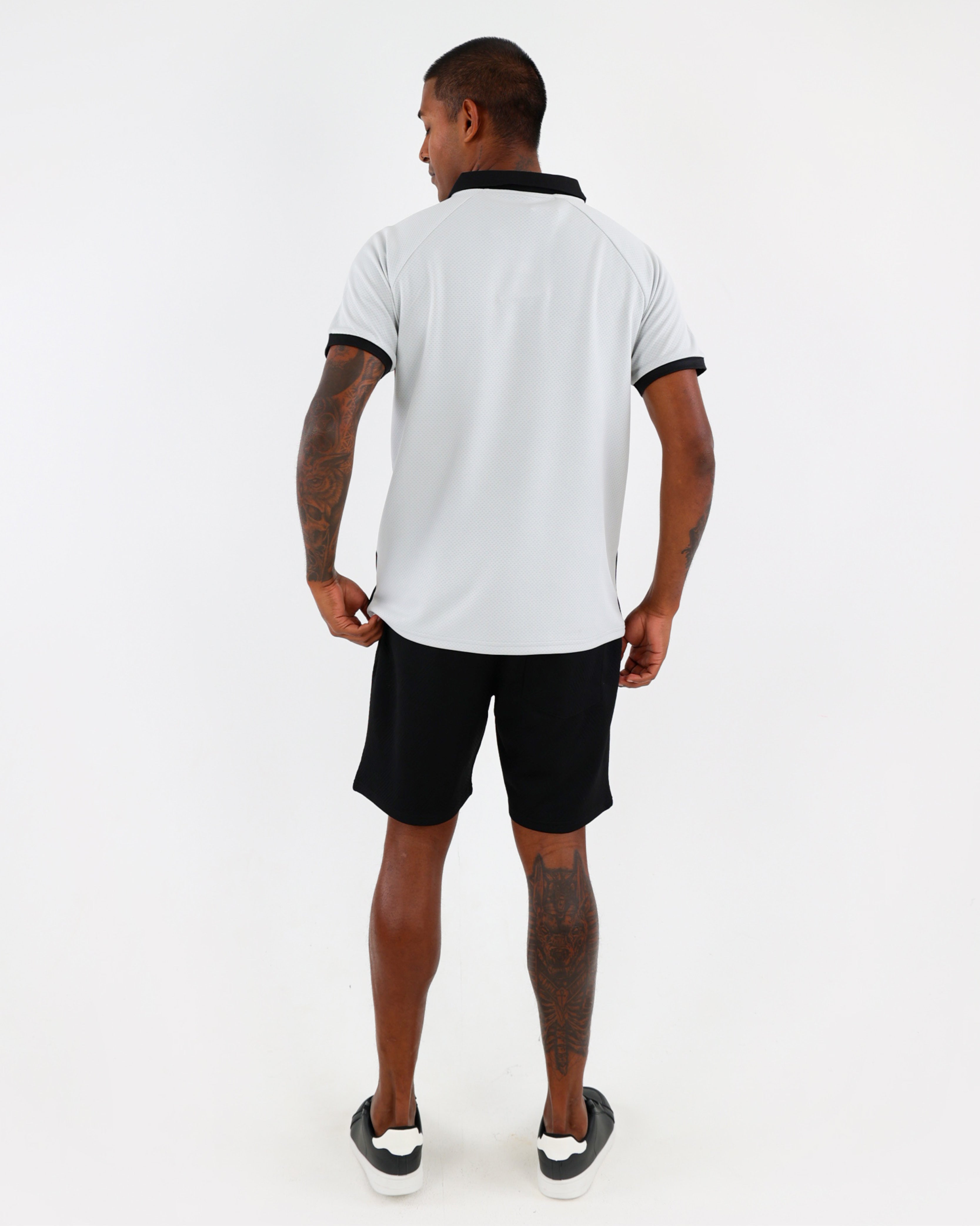 Textured Jogger Shorts