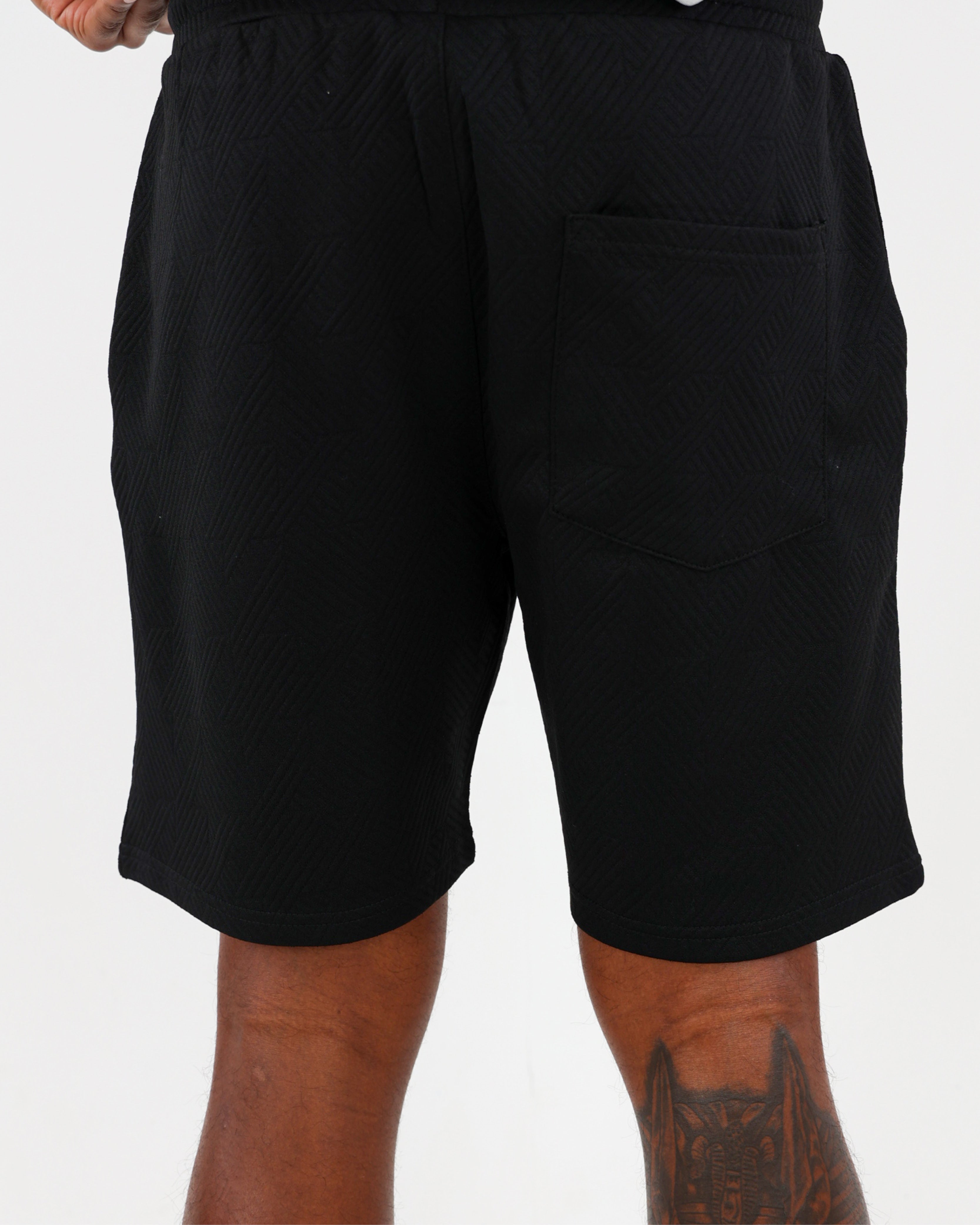 Textured Jogger Shorts
