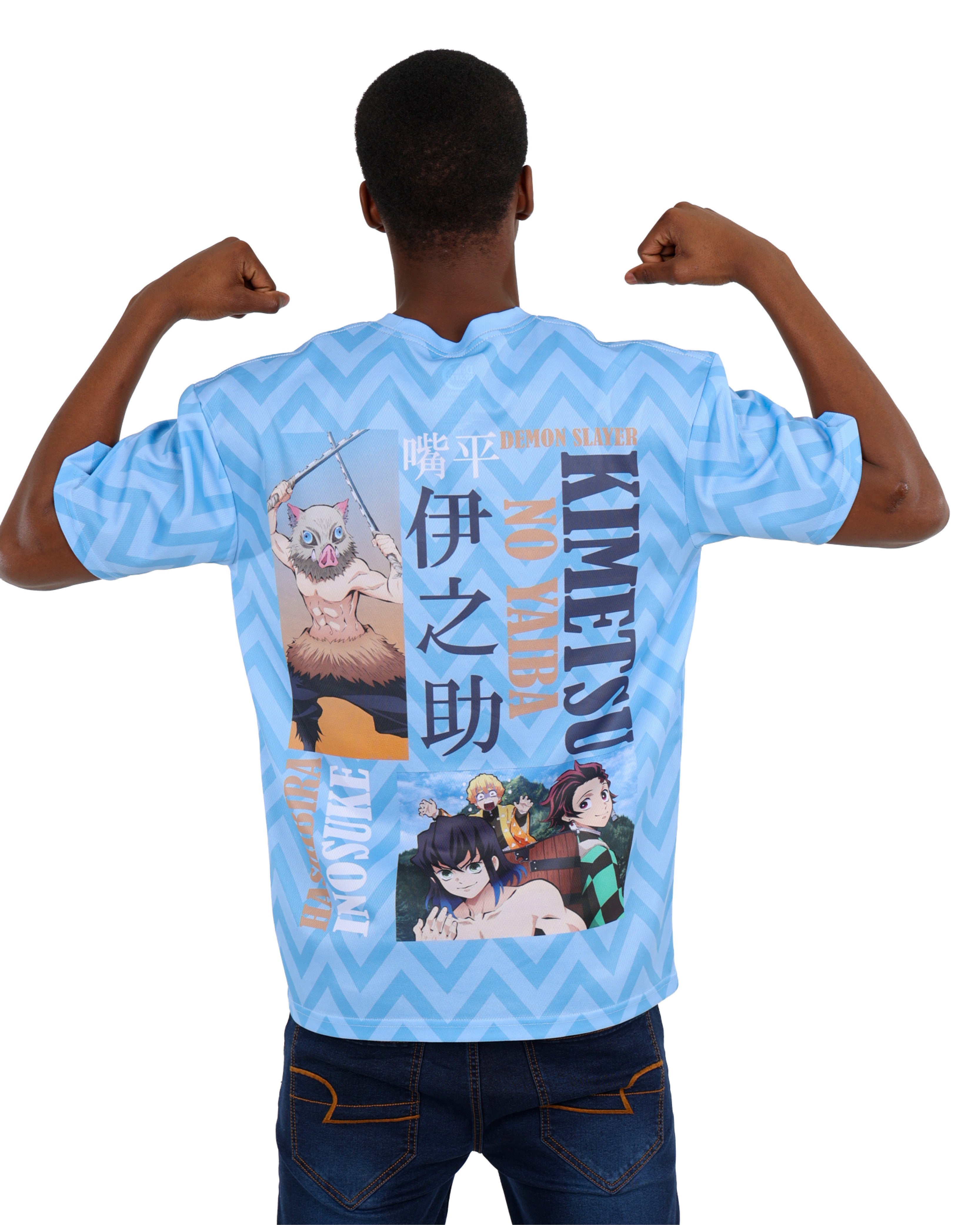 Demon Slayer Inosuke Short Sleeve T-Shirt+ FREE Inosuke Standee