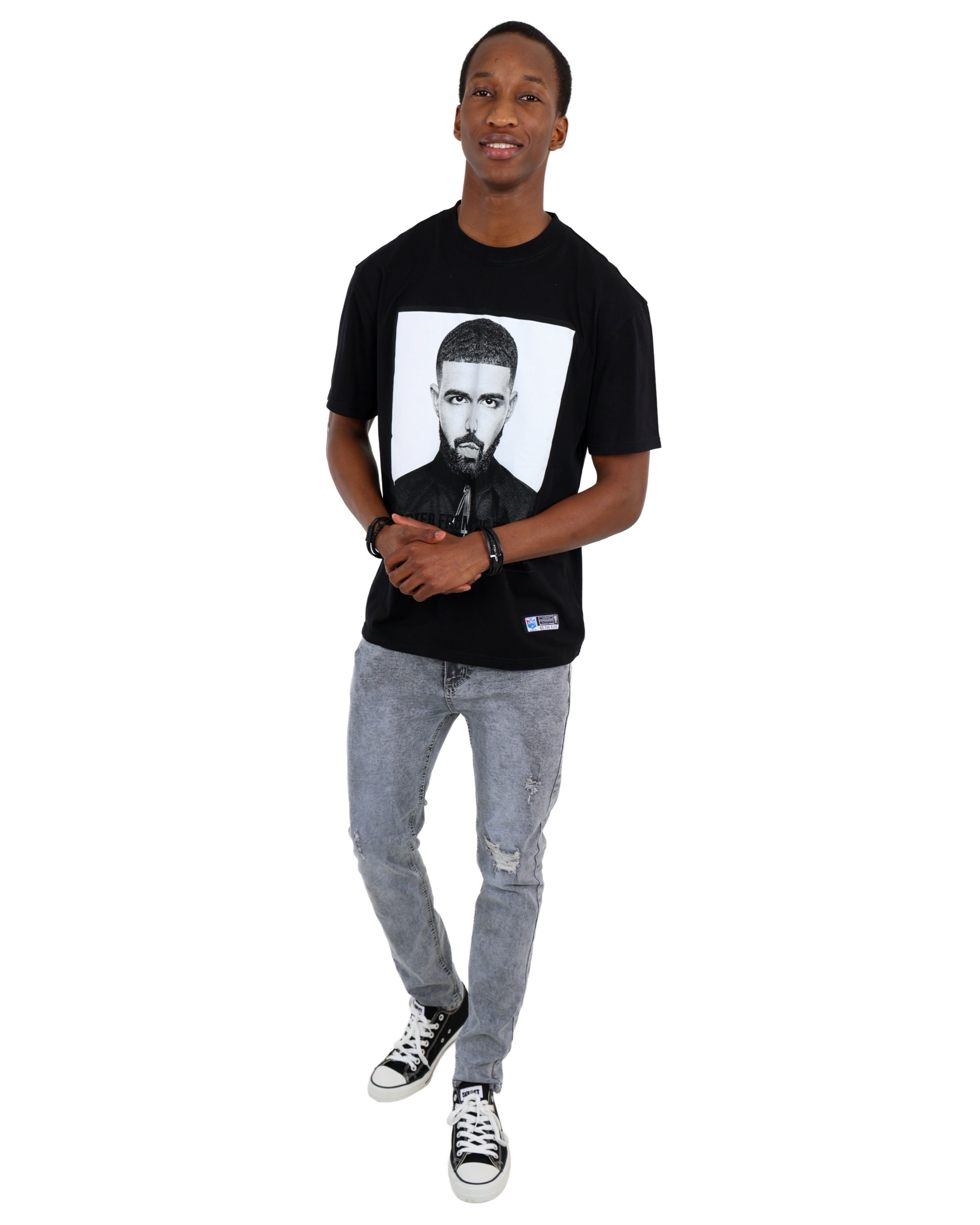 Star Rapper Drake Black T-Shirt