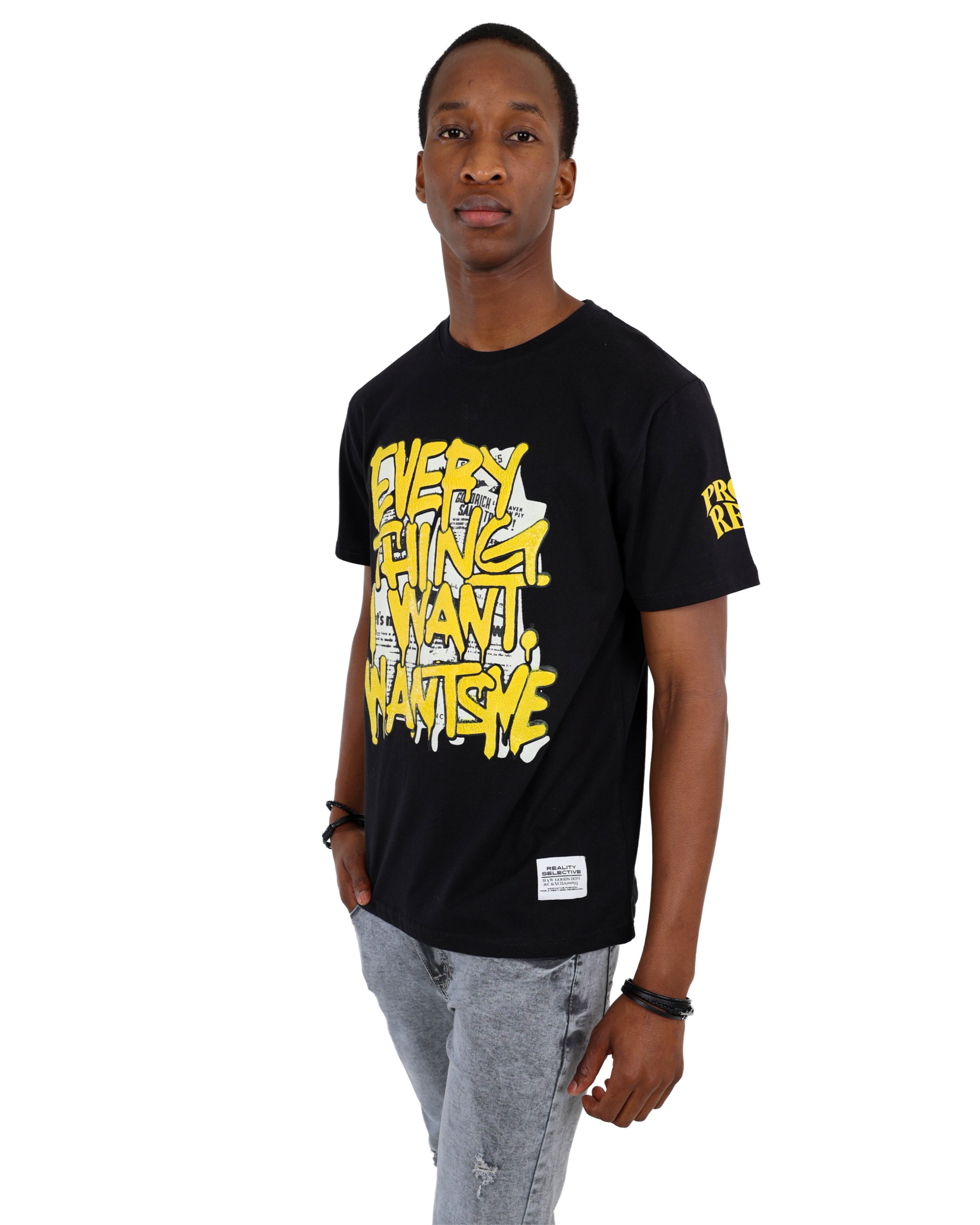 "Everything I Want" Graphic Print Short Sleeve T-Shirt