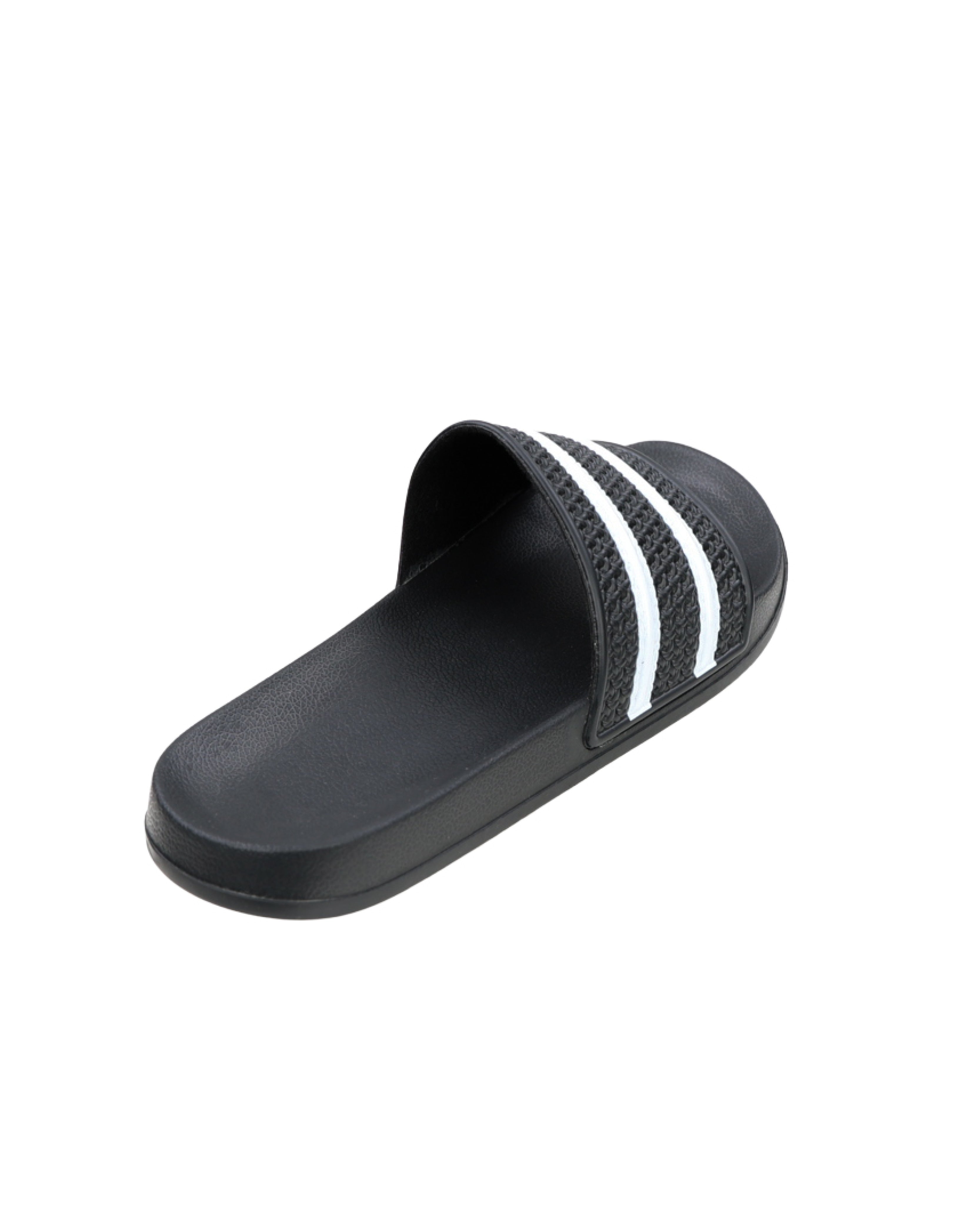 Black Double Stripe Pool Sandals