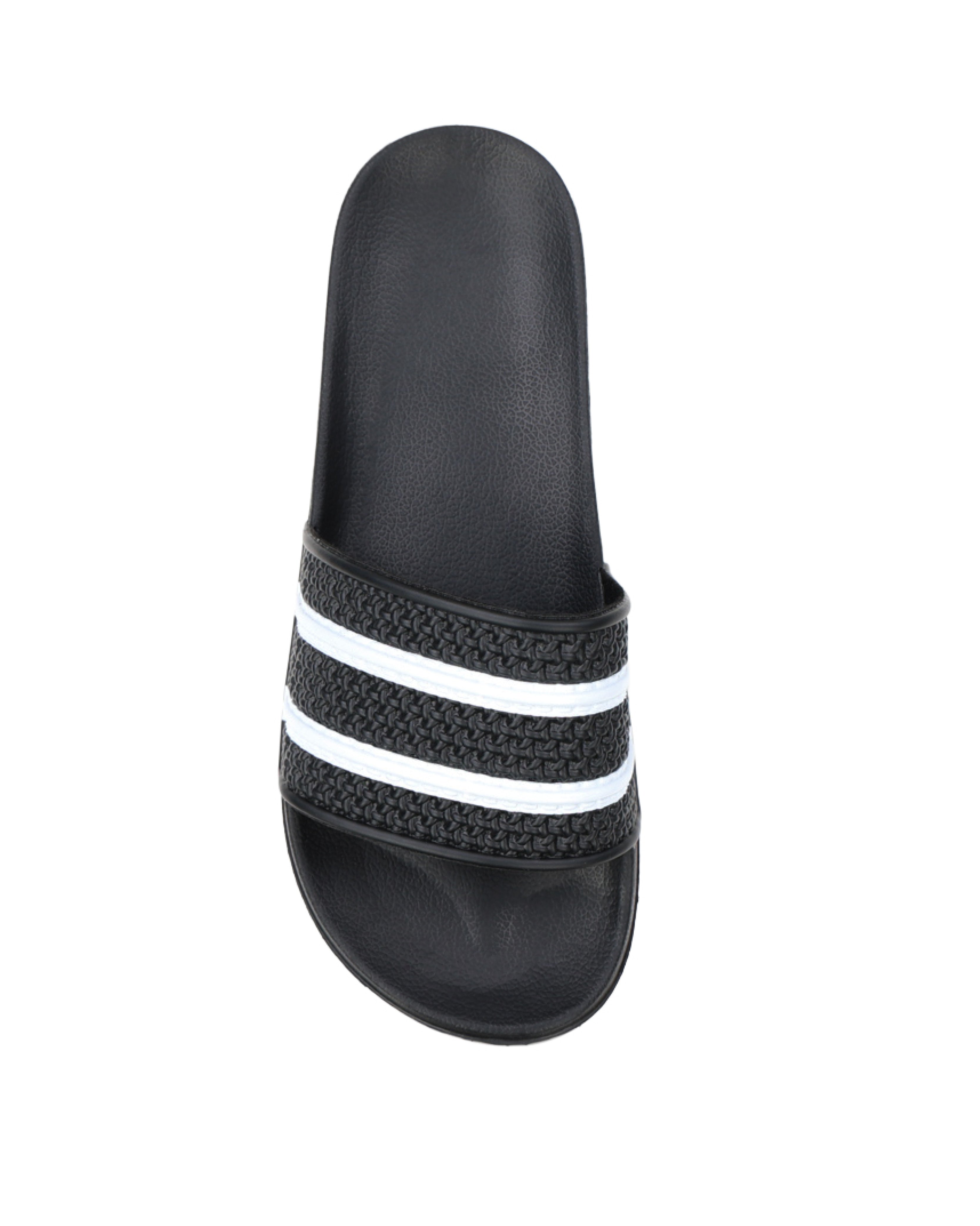 Black Double Stripe Pool Sandals