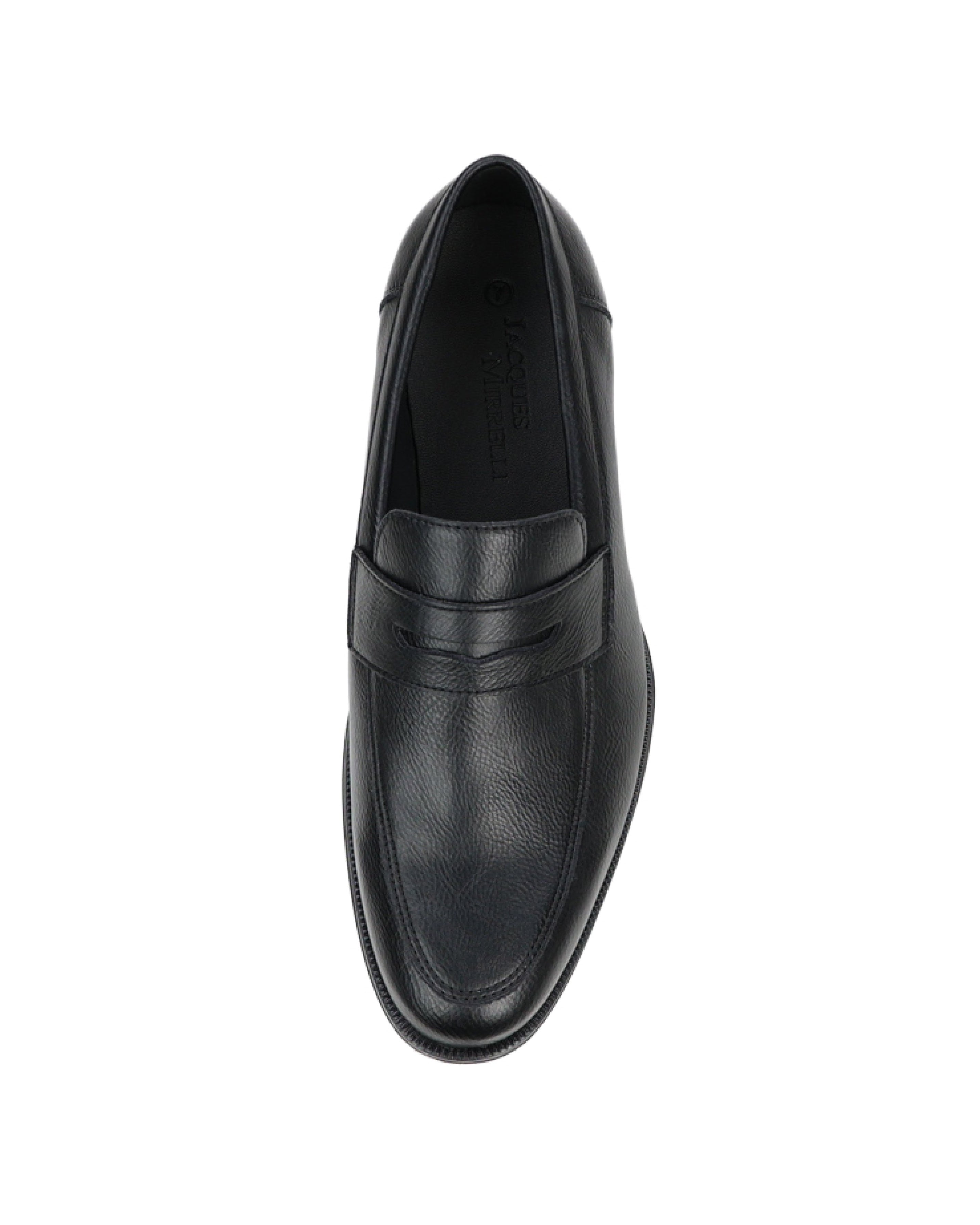 Black Formal Pebble Loafers
