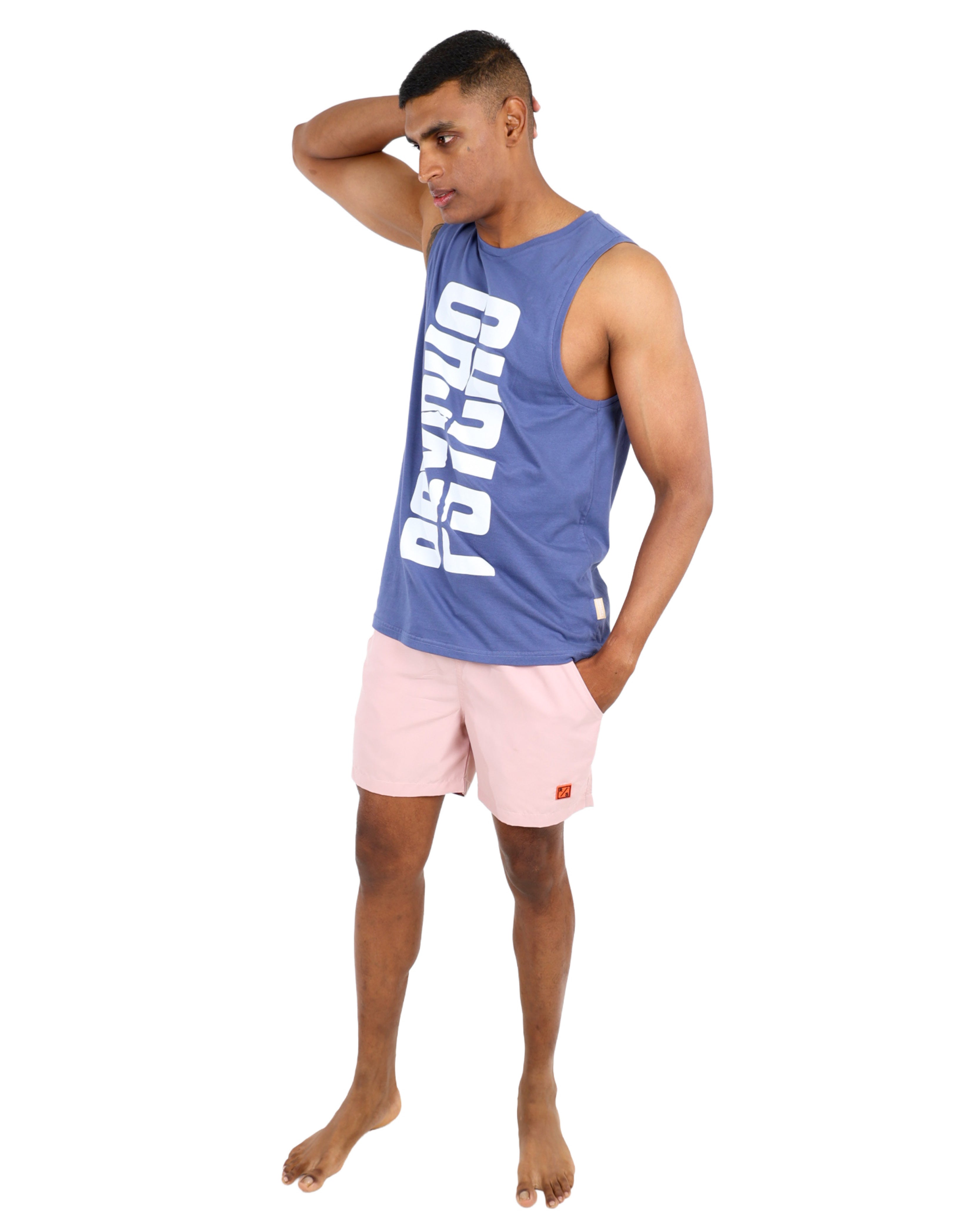 "Psycho" Graphic Print Vest