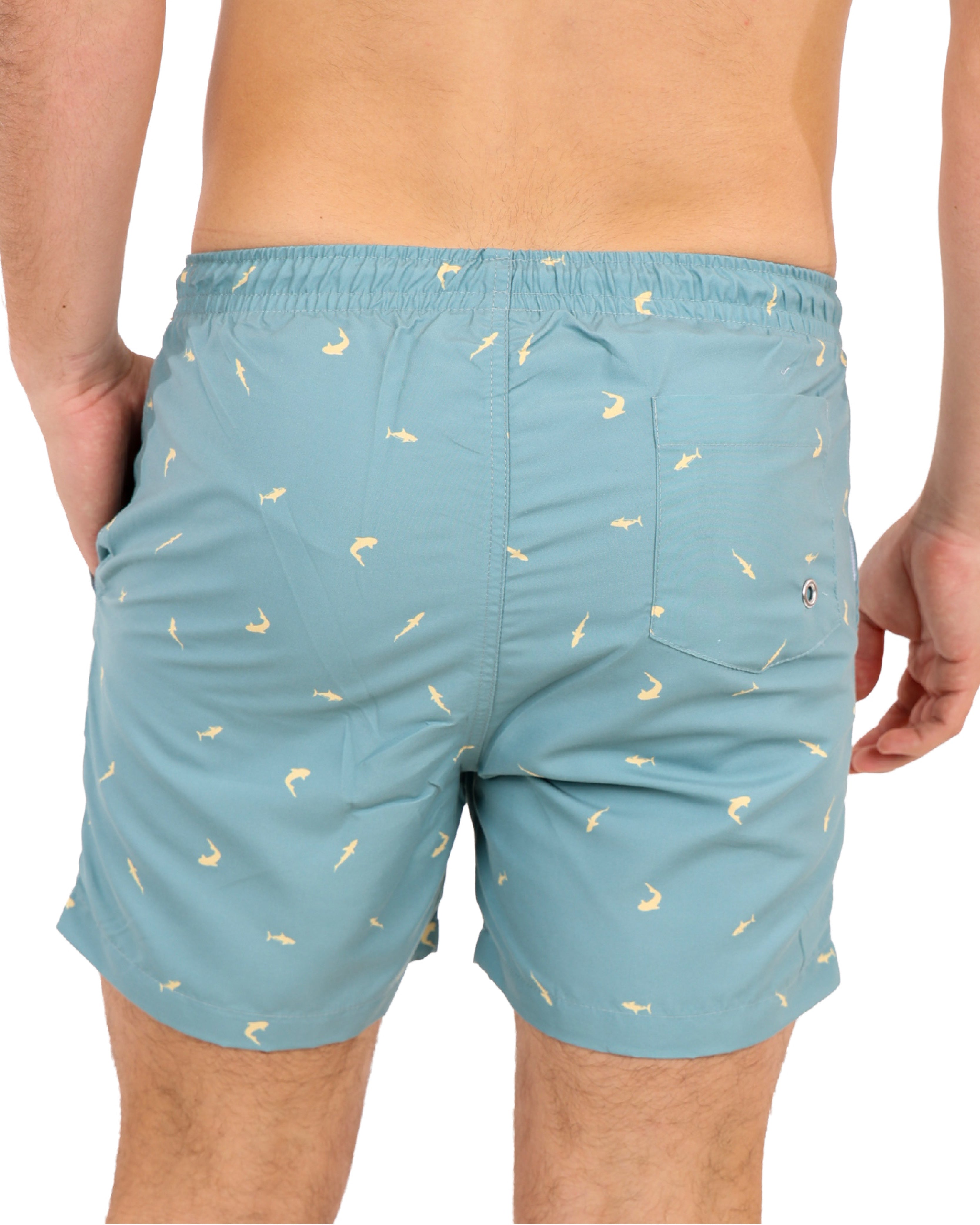 Shark Print Swim Shorts