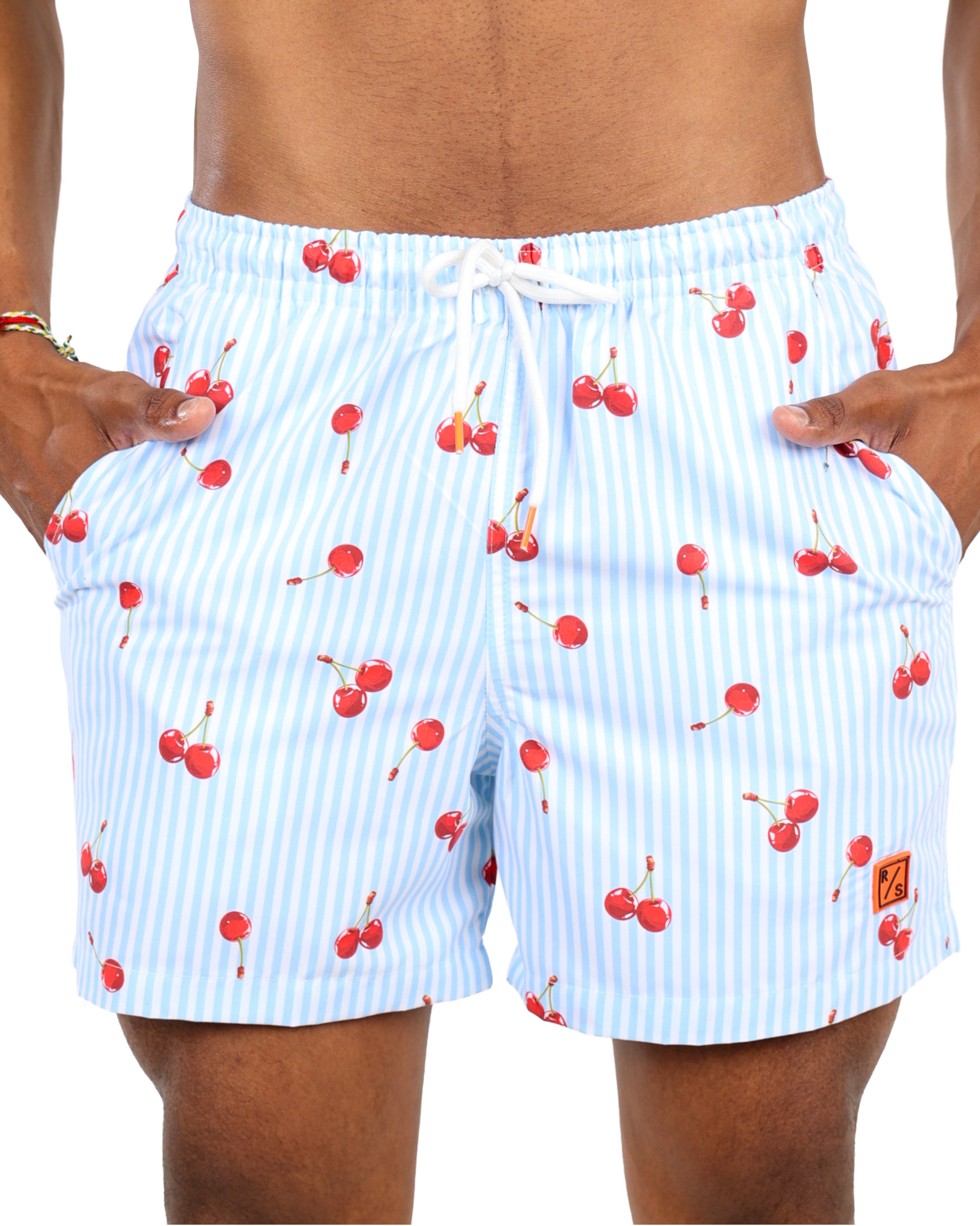 Cherry Print Swim Shorts