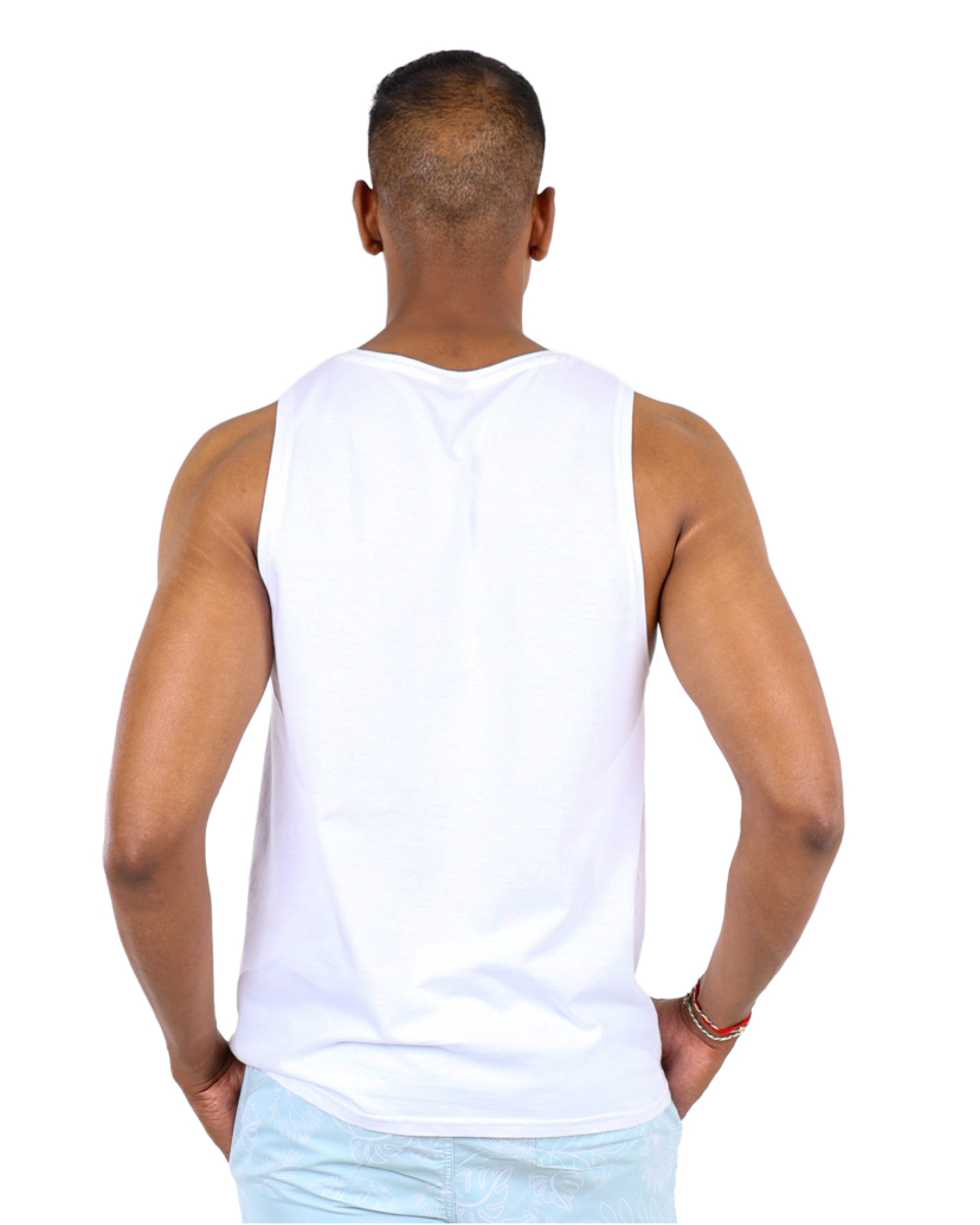 "Sun, Salt, Sand, Aloha" Graphic Print Vest