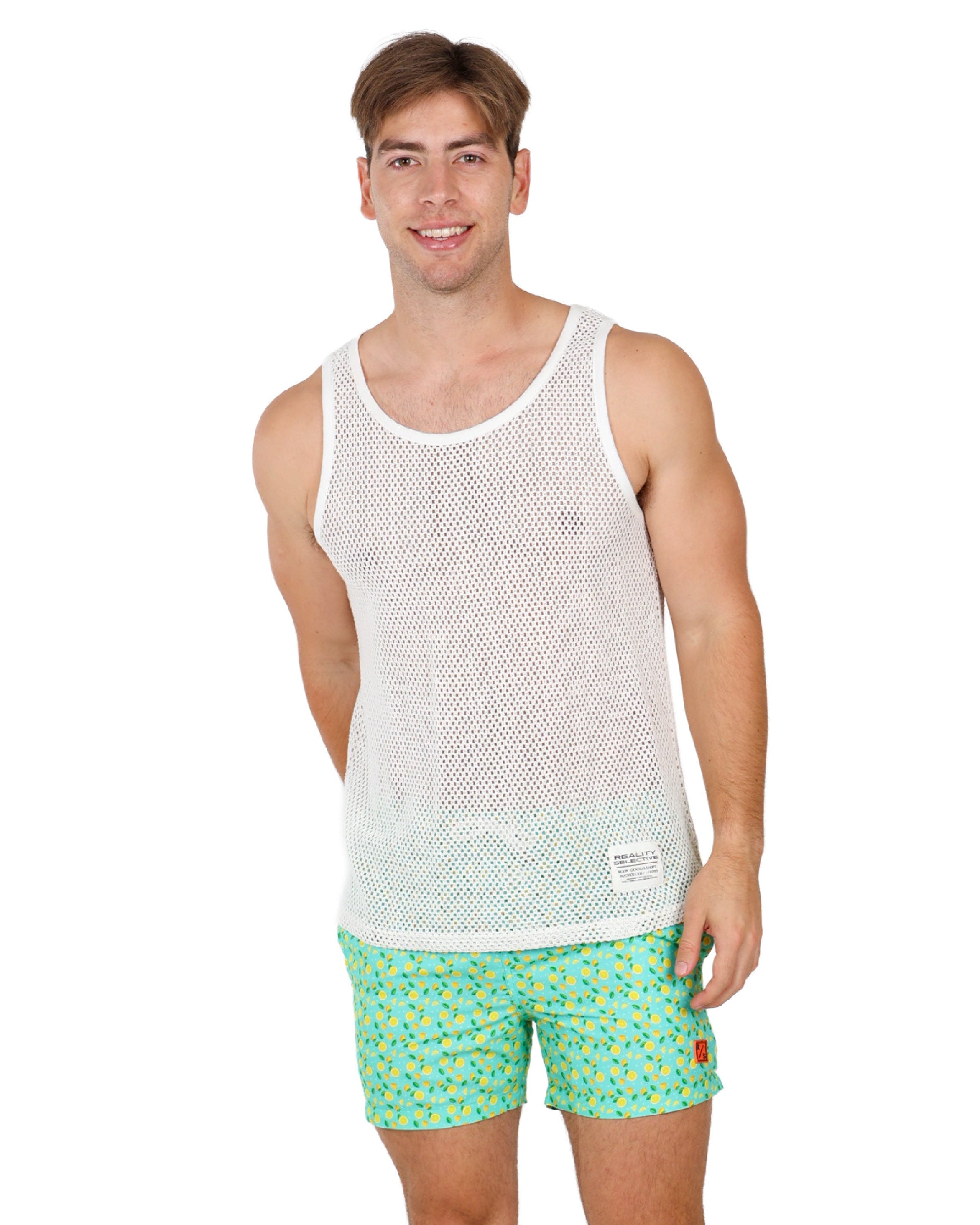 Lemon Print Swim Shorts
