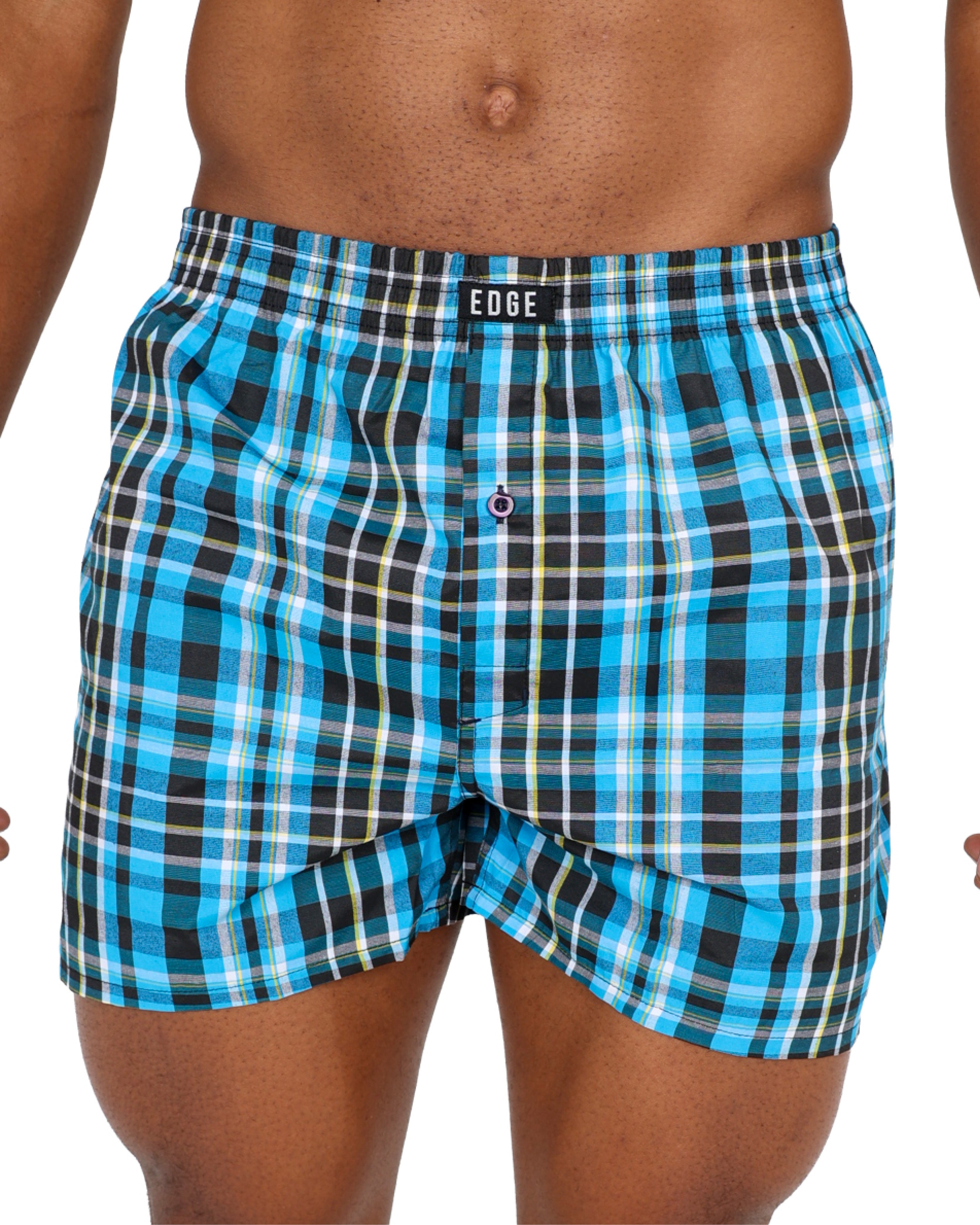 2 Pack Cotton Blend Boxer Shorts