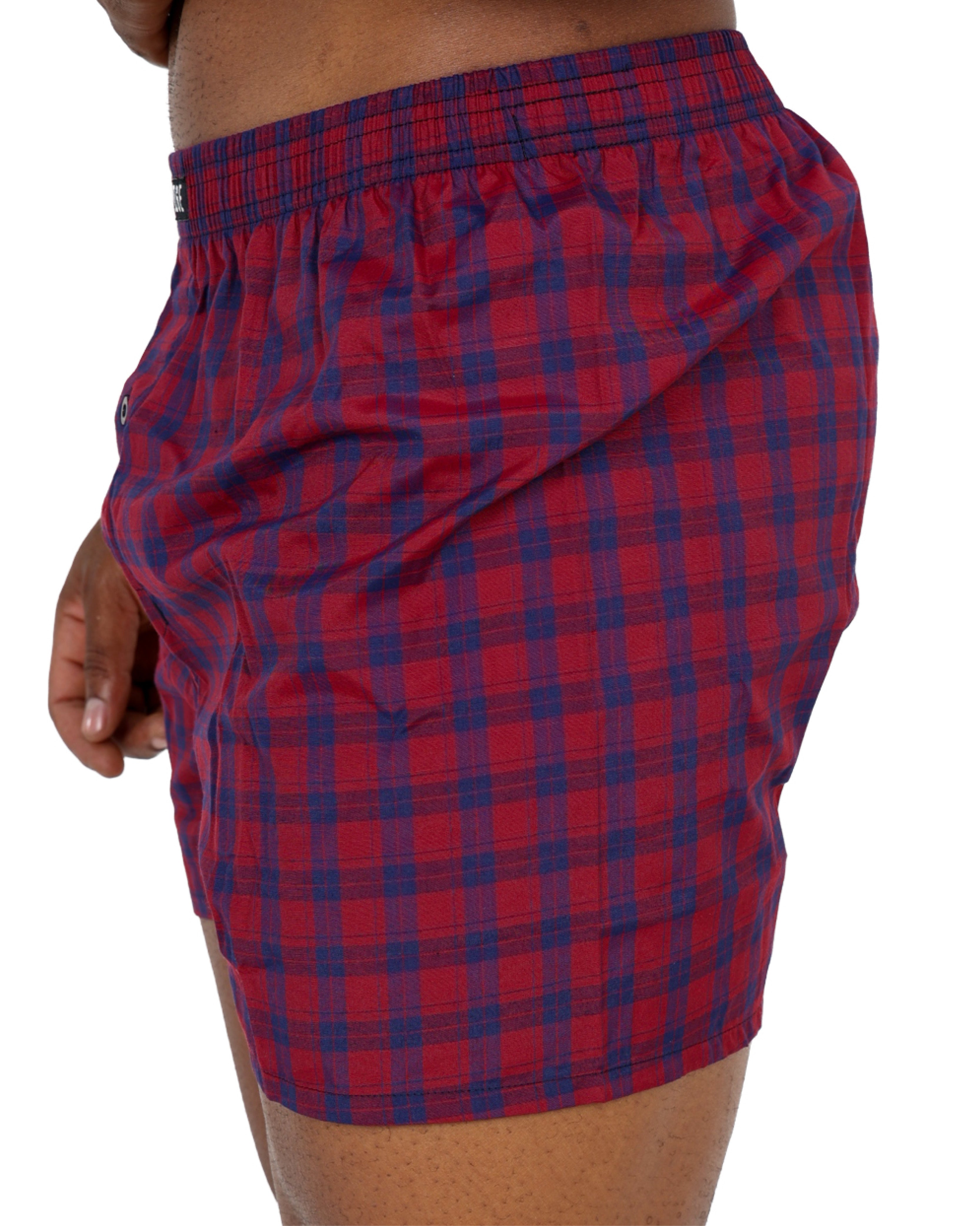 2 Pack Cotton Blend Boxer Shorts