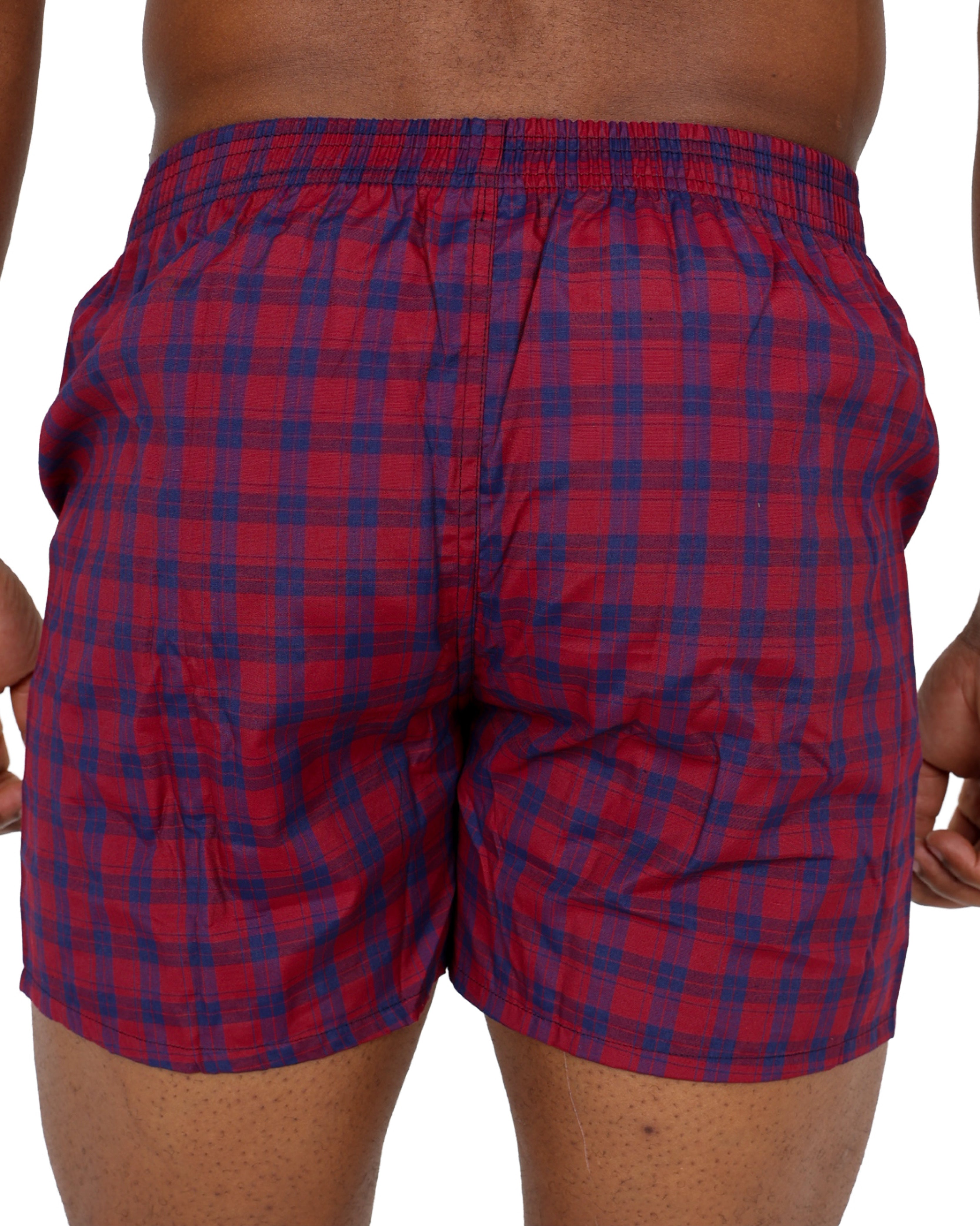 2 Pack Cotton Blend Boxer Shorts