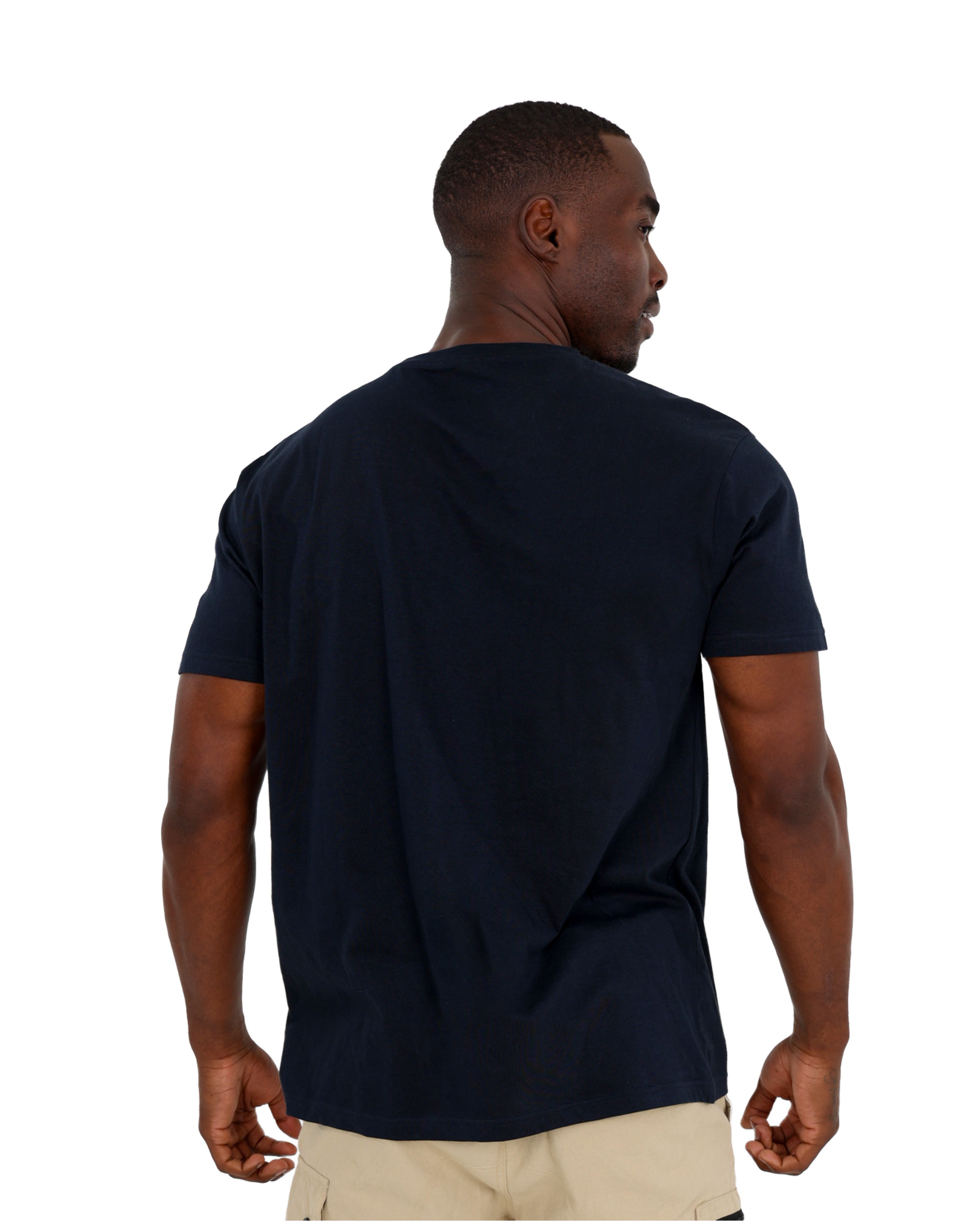 Short Sleeve Navy Airborne Graphic T-Shirt