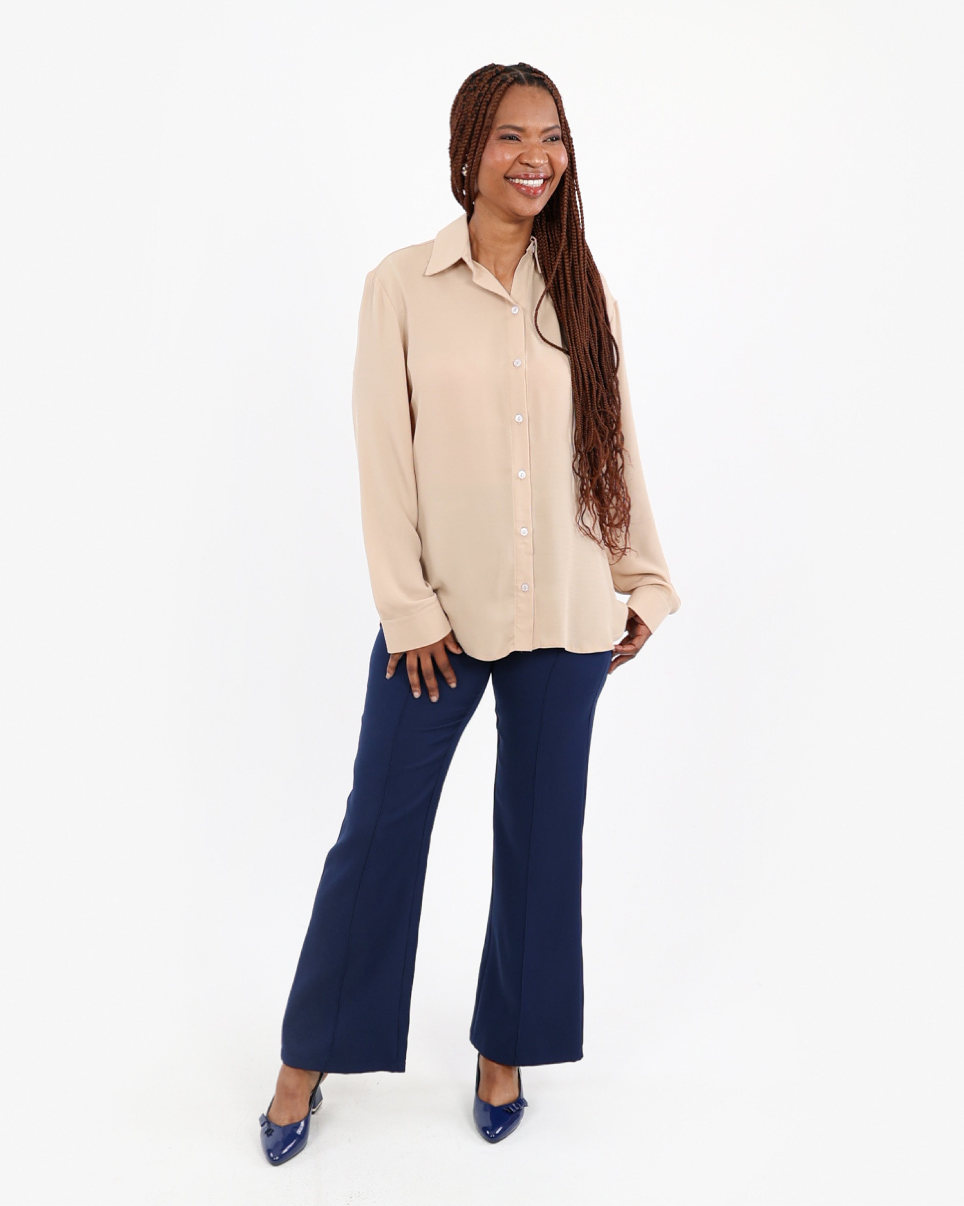 Button-Up Blouse