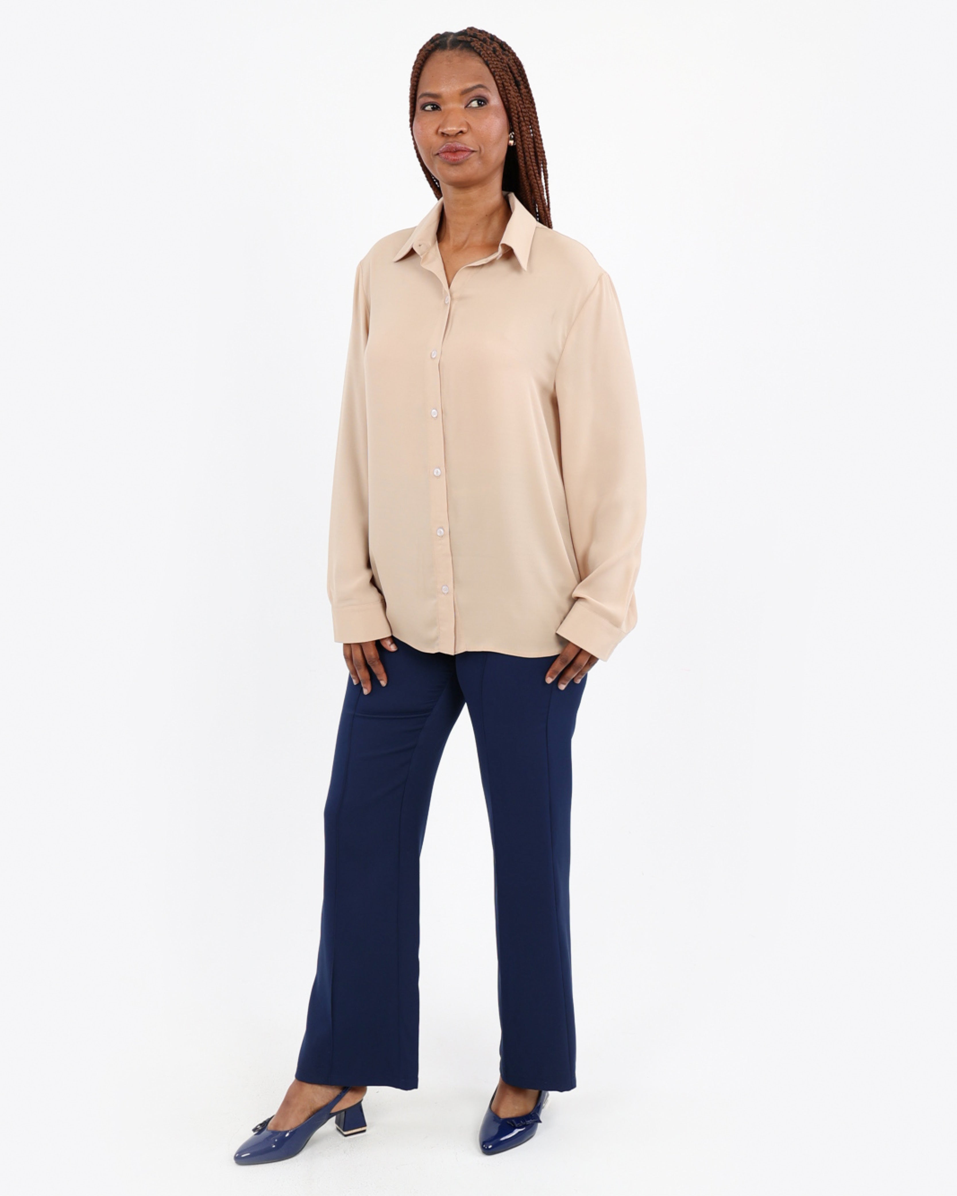 Button-Up Blouse