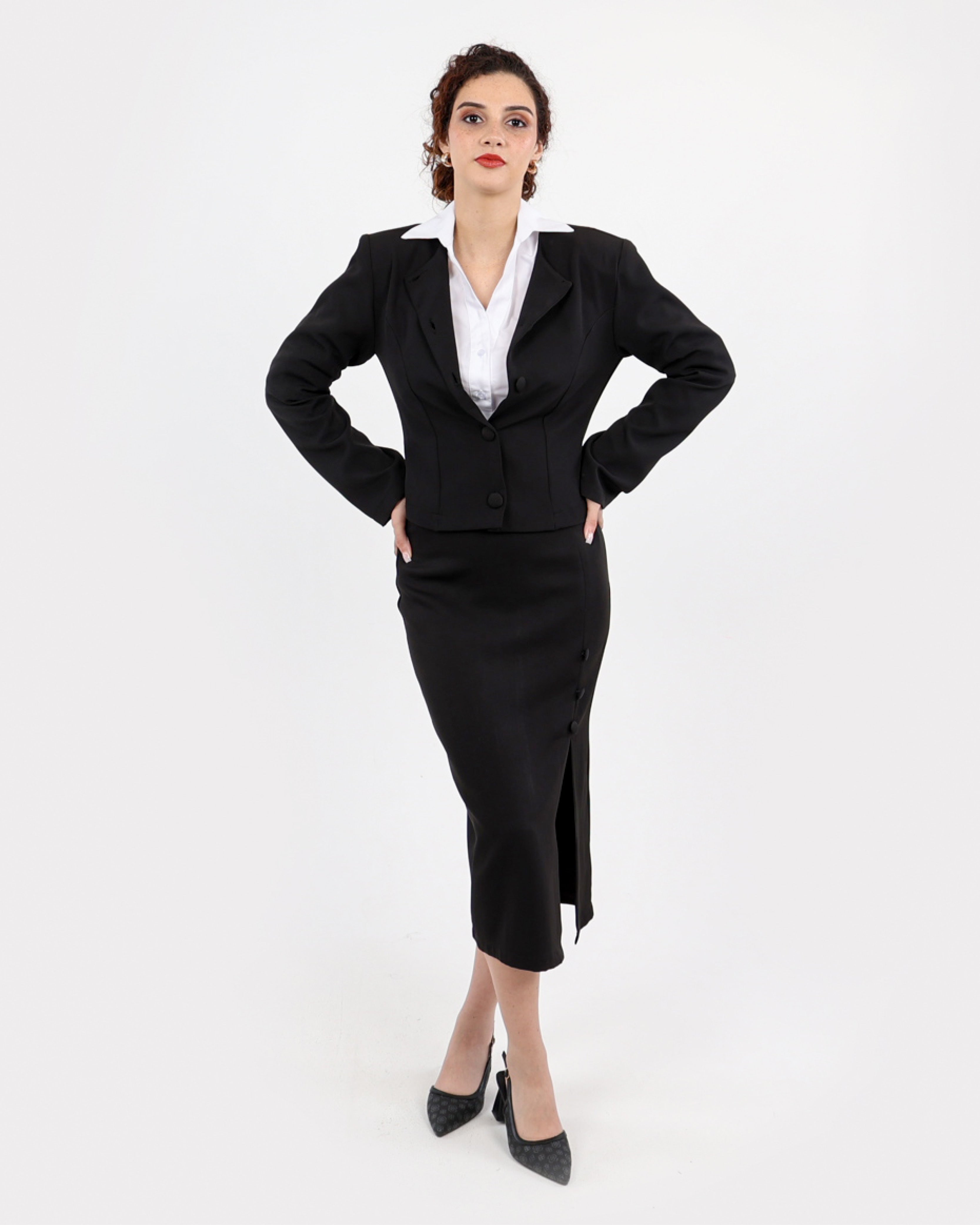 Round Neck Blazer