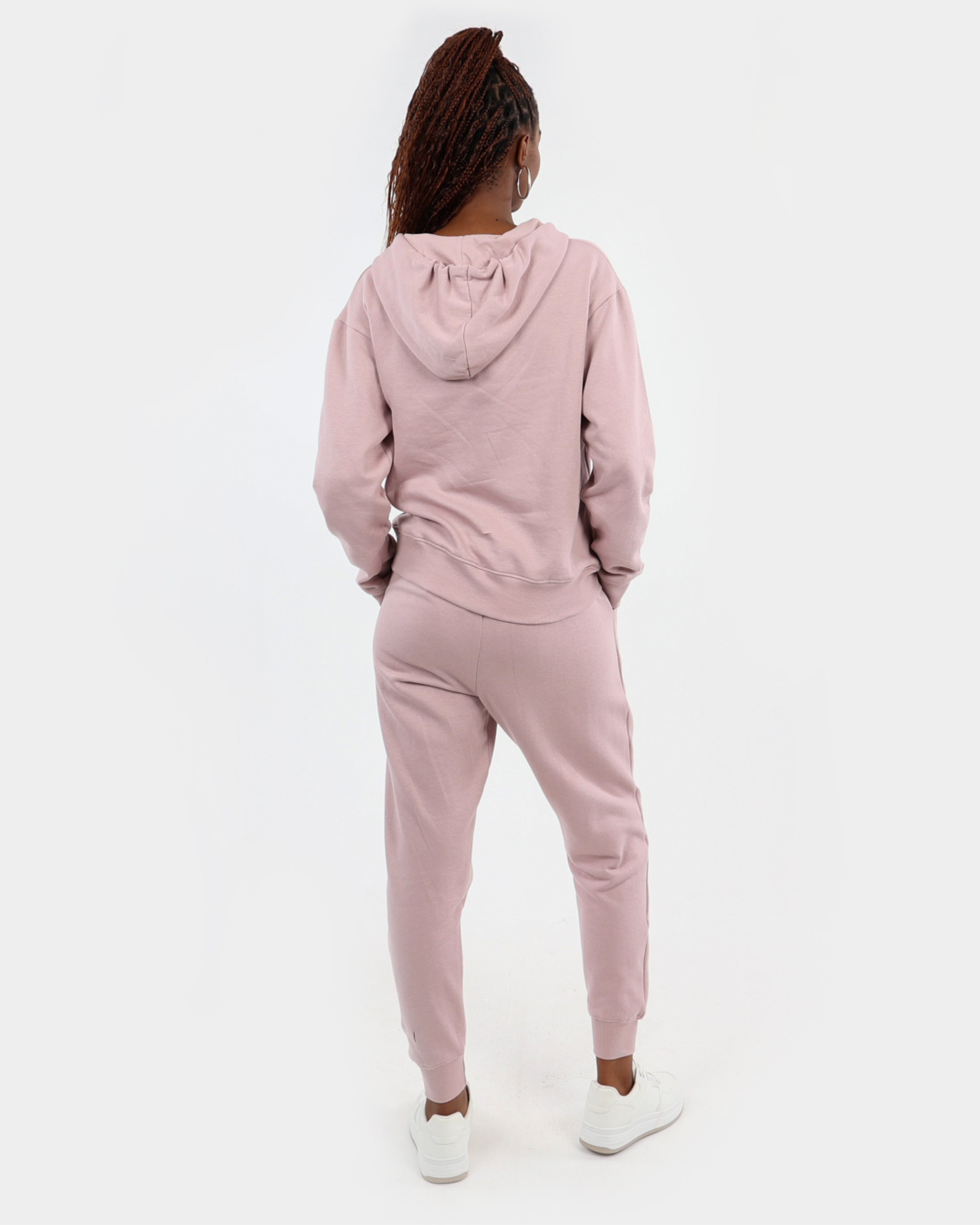 Lilac Embroidered Hoodie