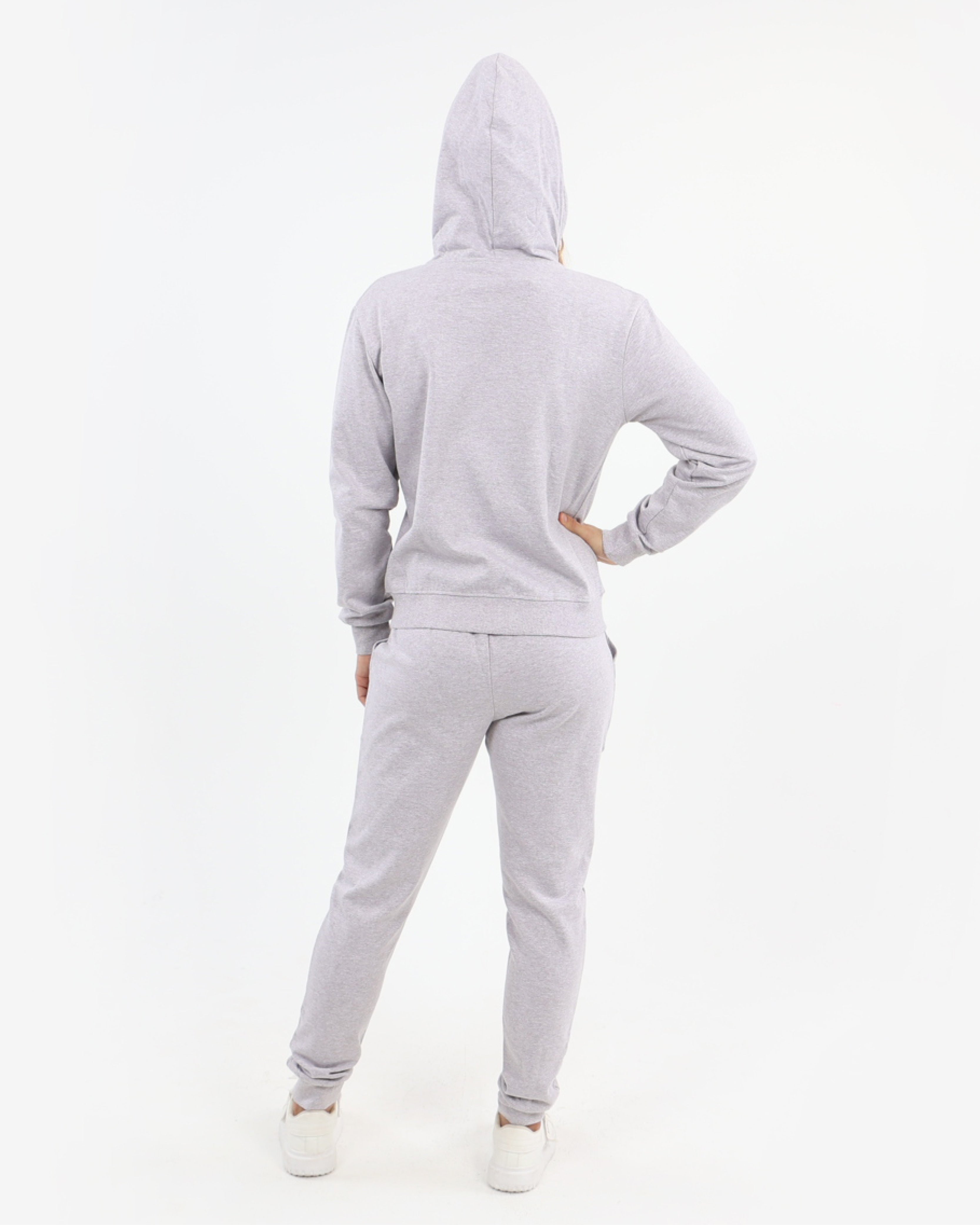 Stone Zip-Up Hoodie