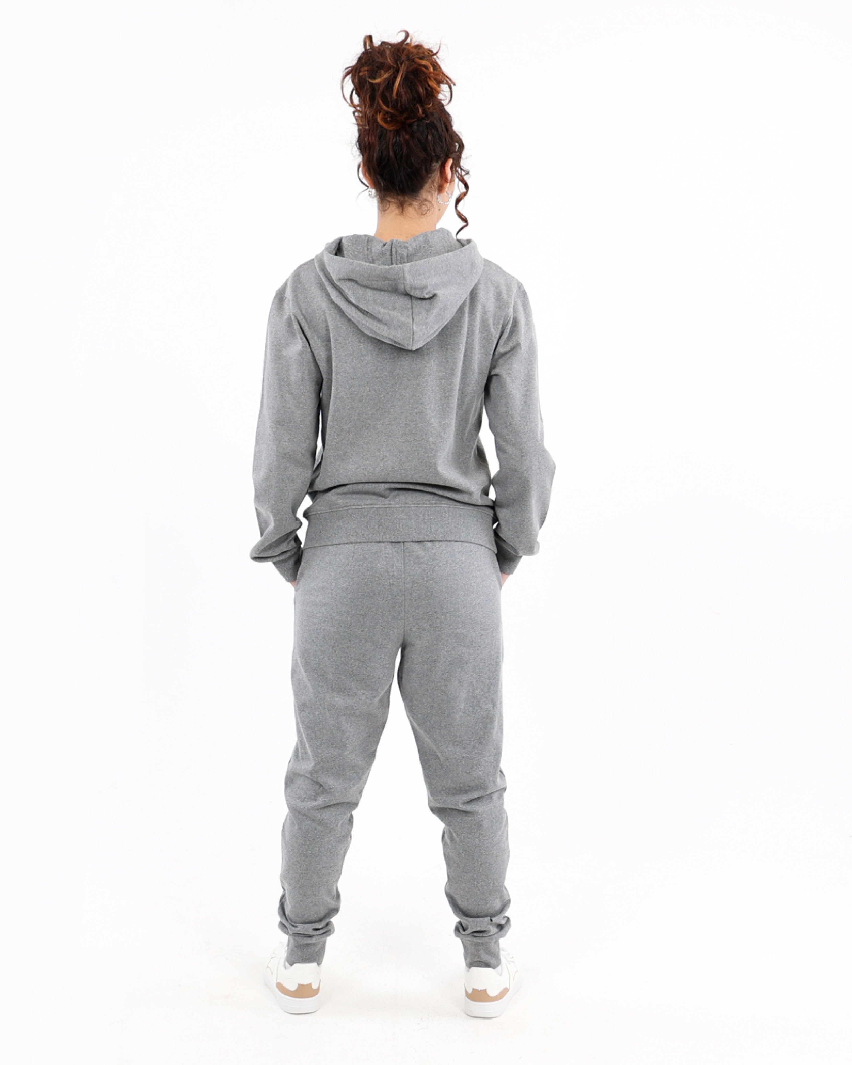 Grey Zip-Up Hoodie