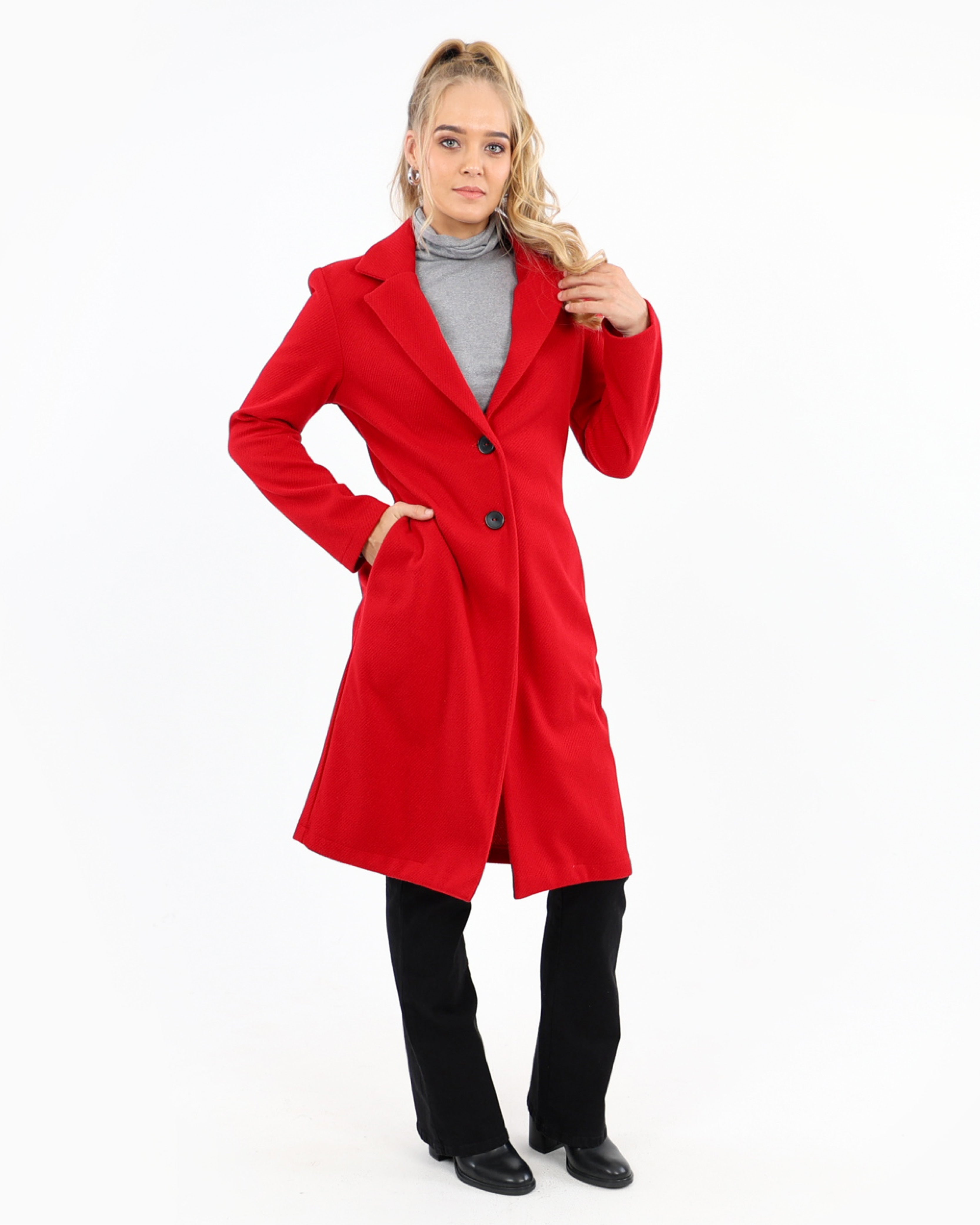 Twill Melton Coat