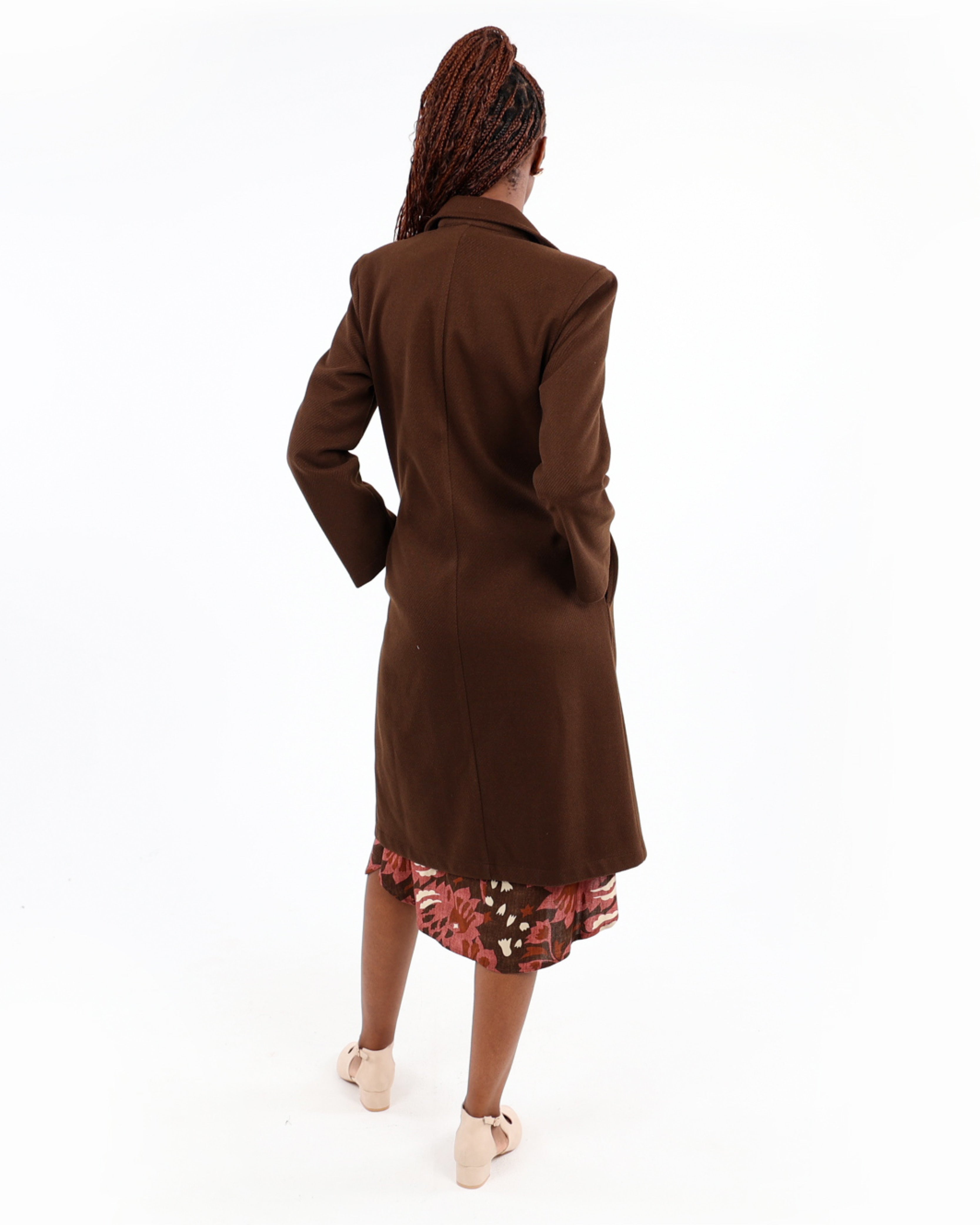 Twill Melton Coat