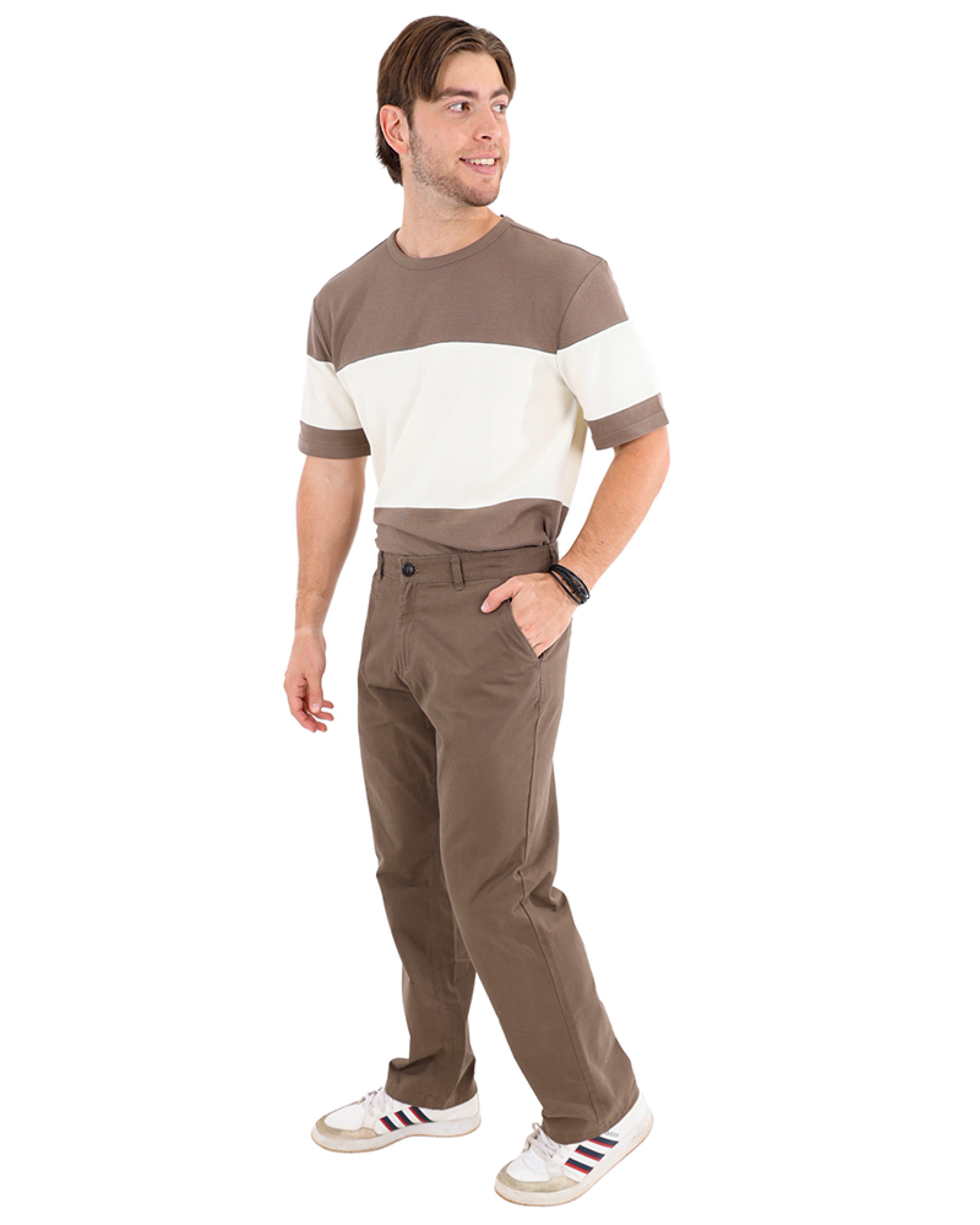 Regular Fit Brown Chino