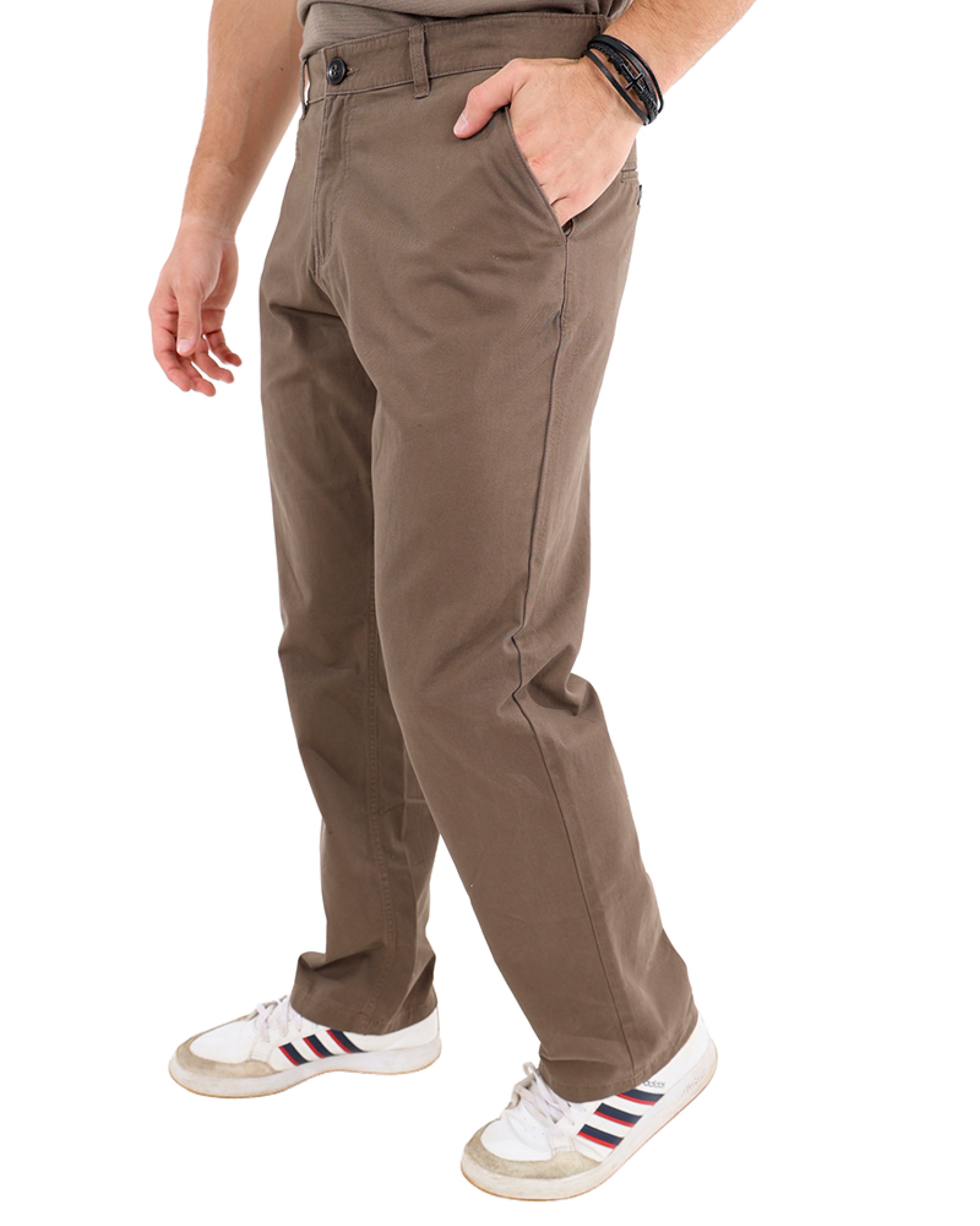 Regular Fit Brown Chino