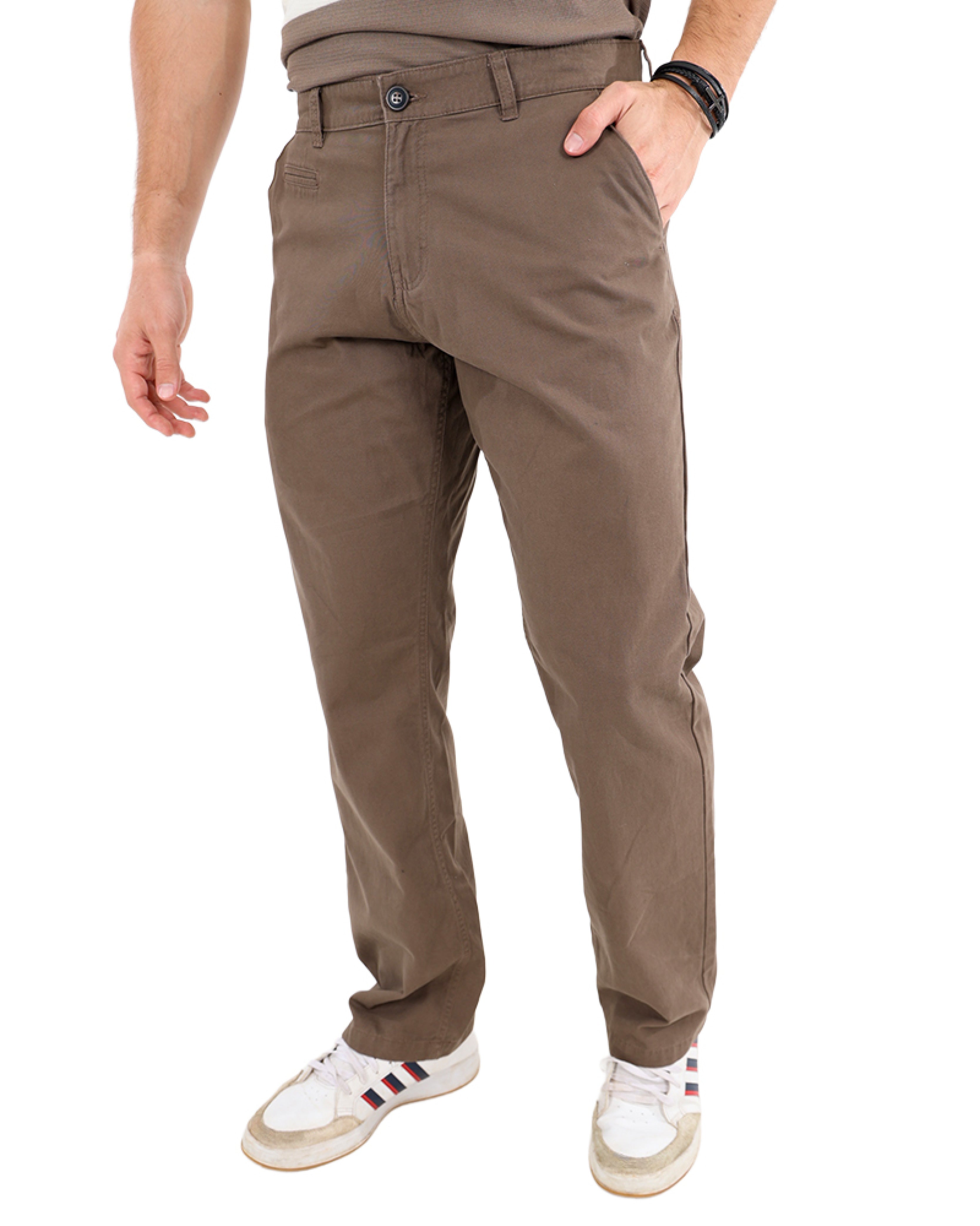 Regular Fit Brown Chino