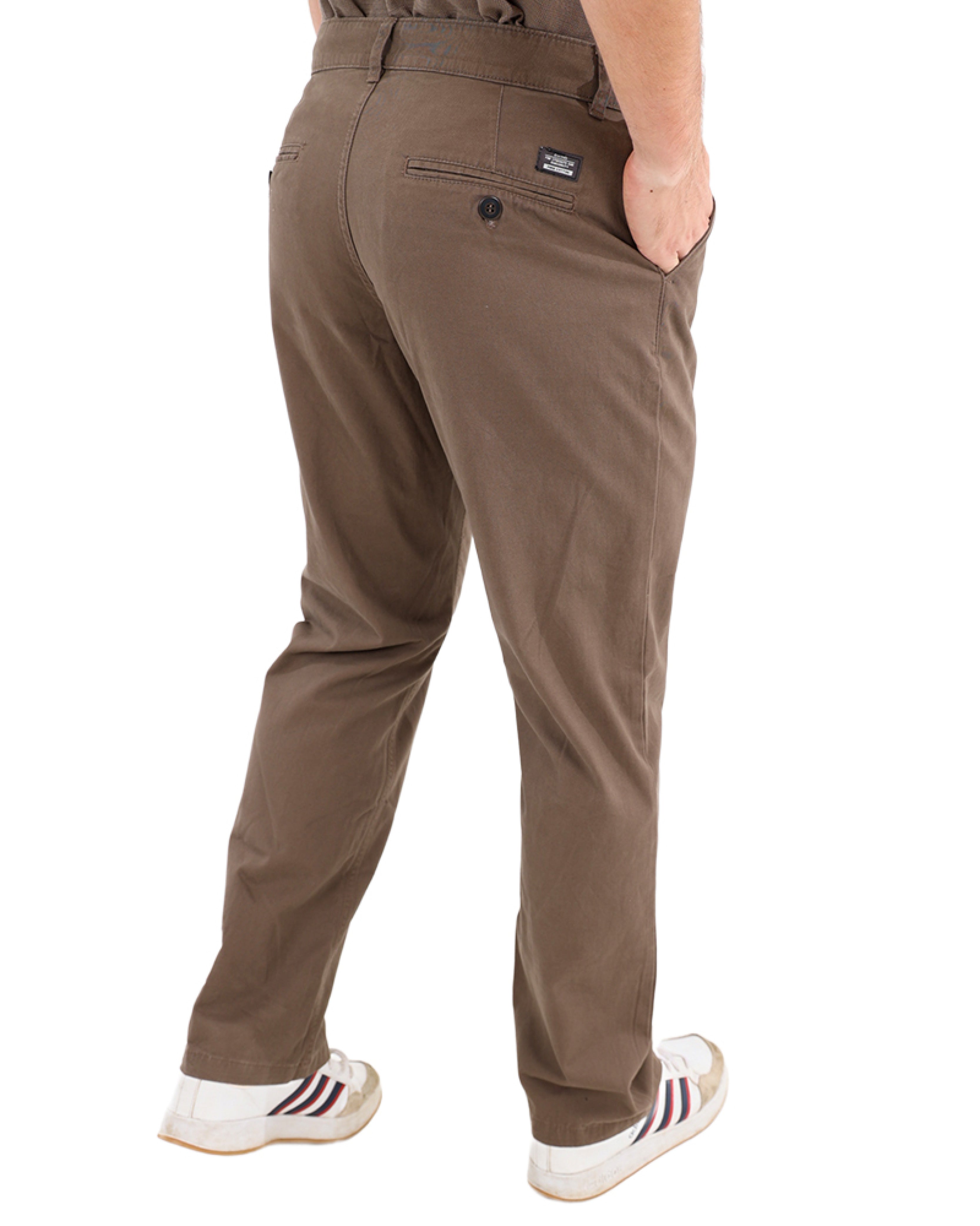 Regular Fit Brown Chino