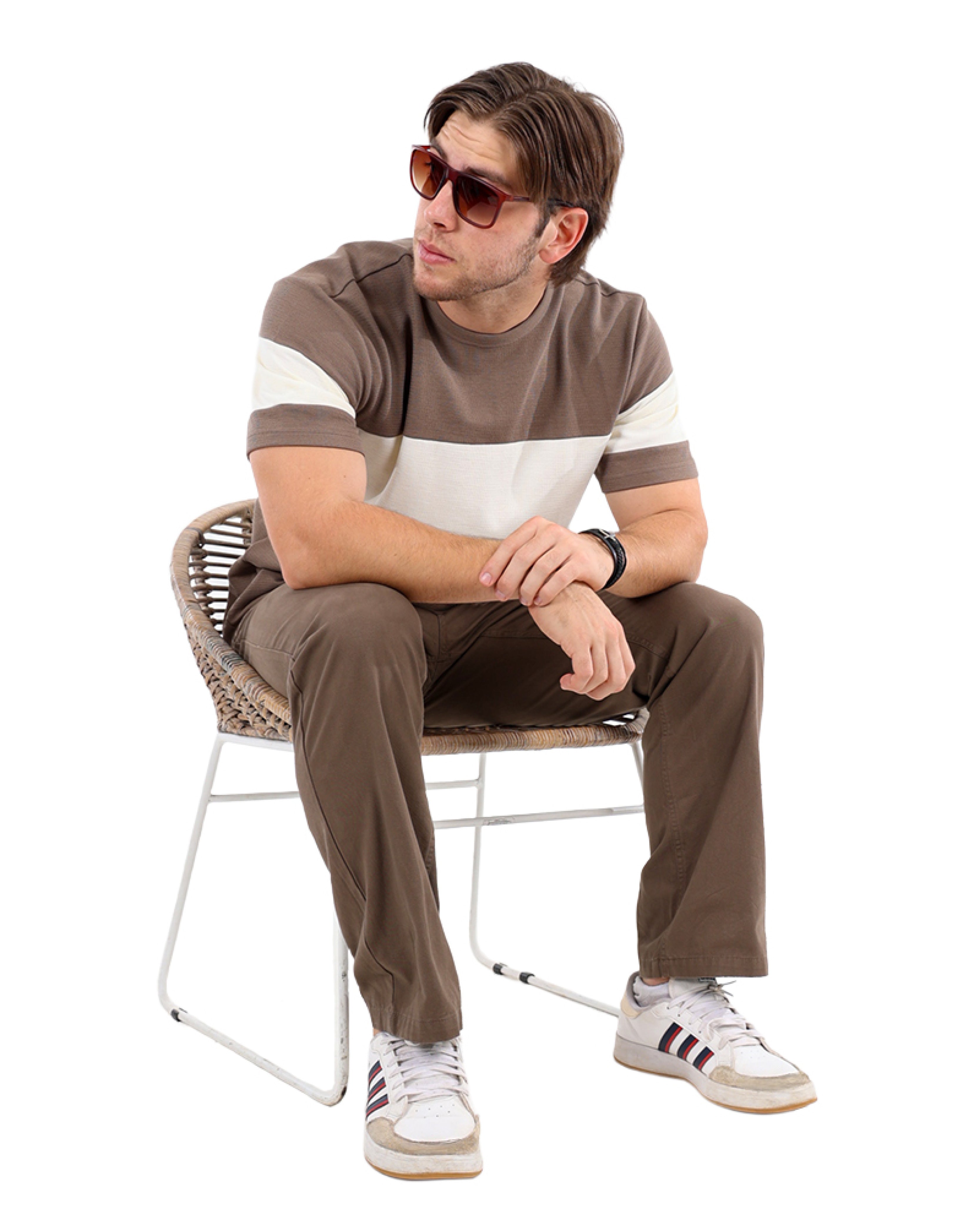 Regular Fit Brown Chino