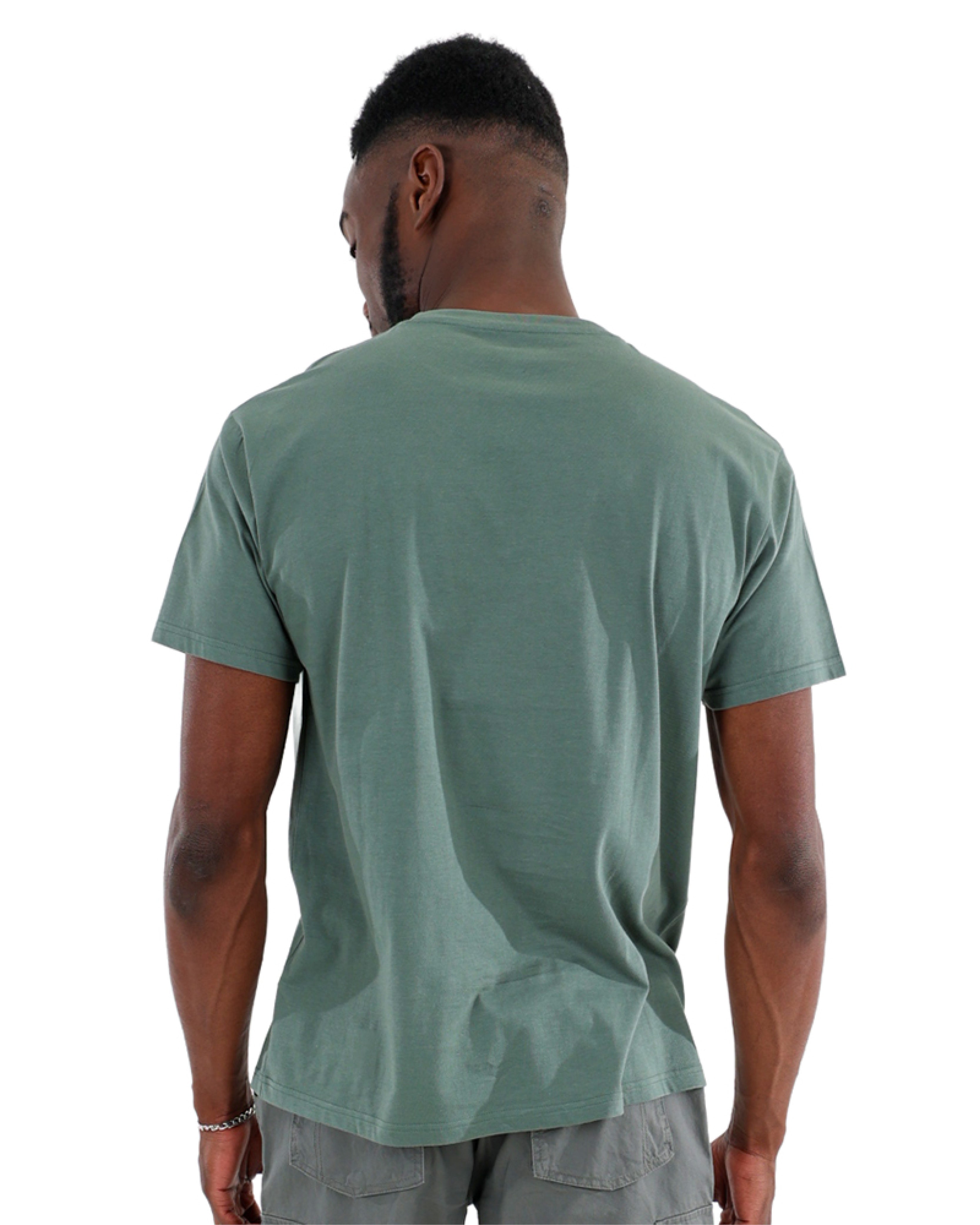 Short Sleeve Sage Cotton T-Shirt