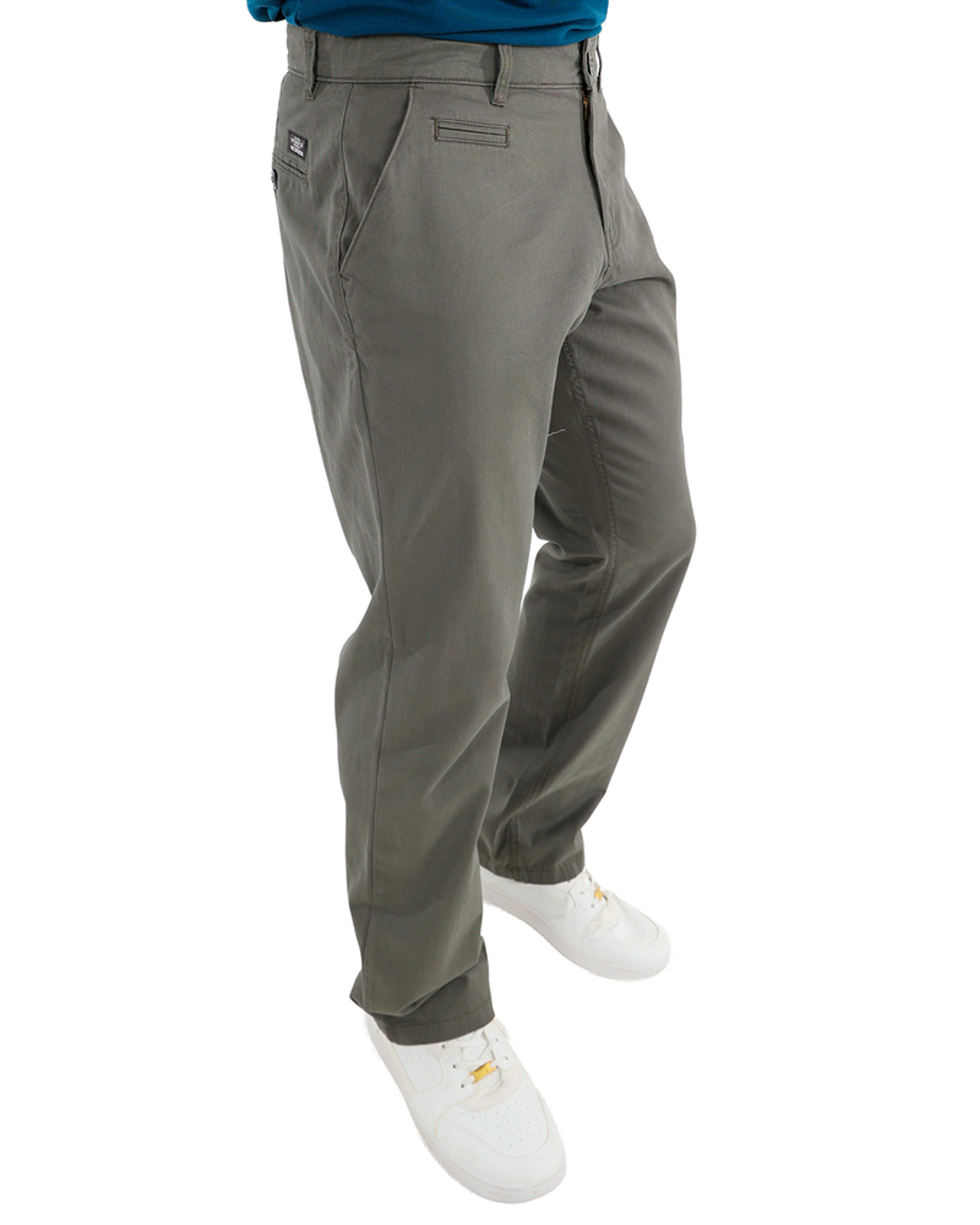 Regular Fit Olive Chino