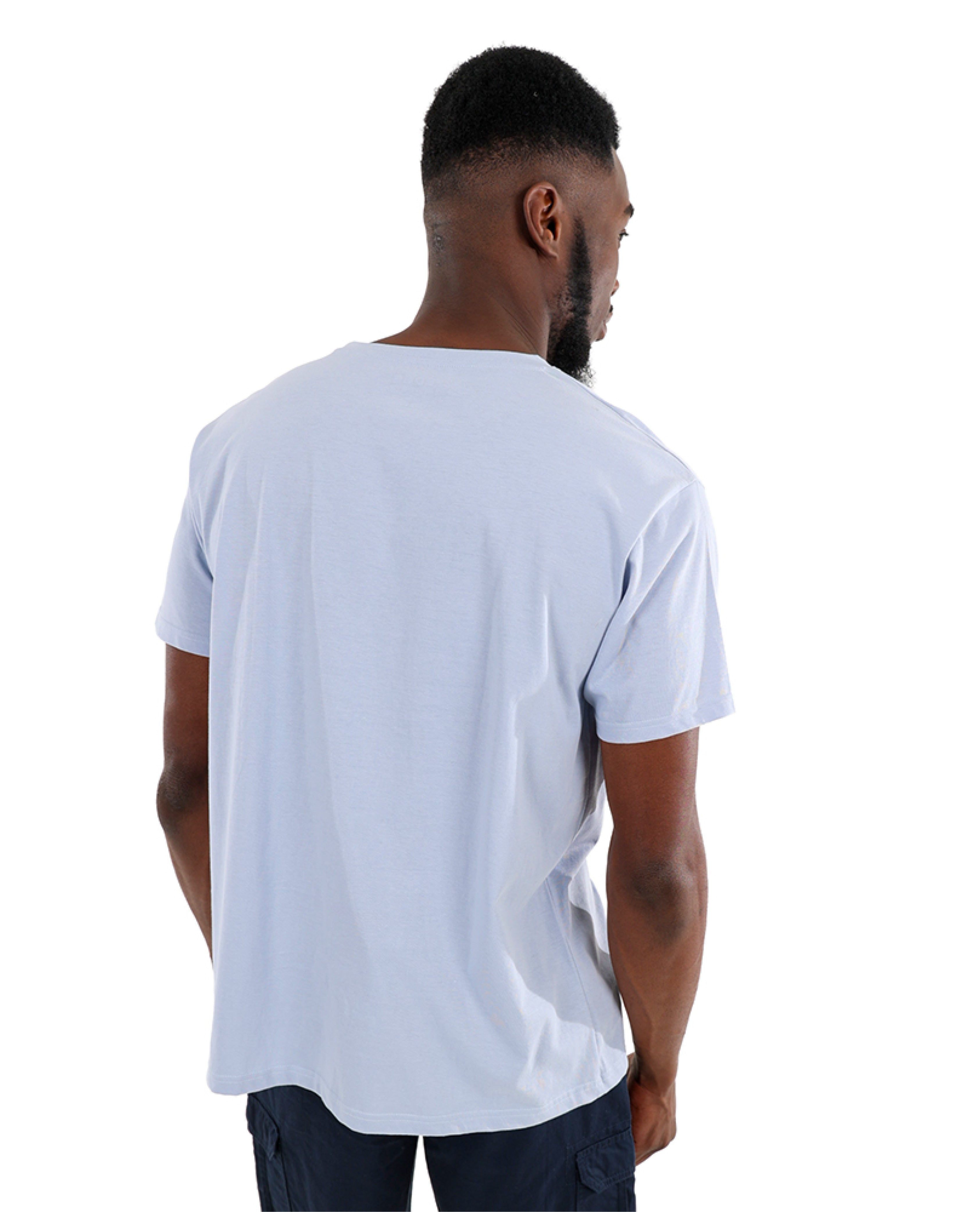 Short Sleeve Grey Cotton T-Shirt