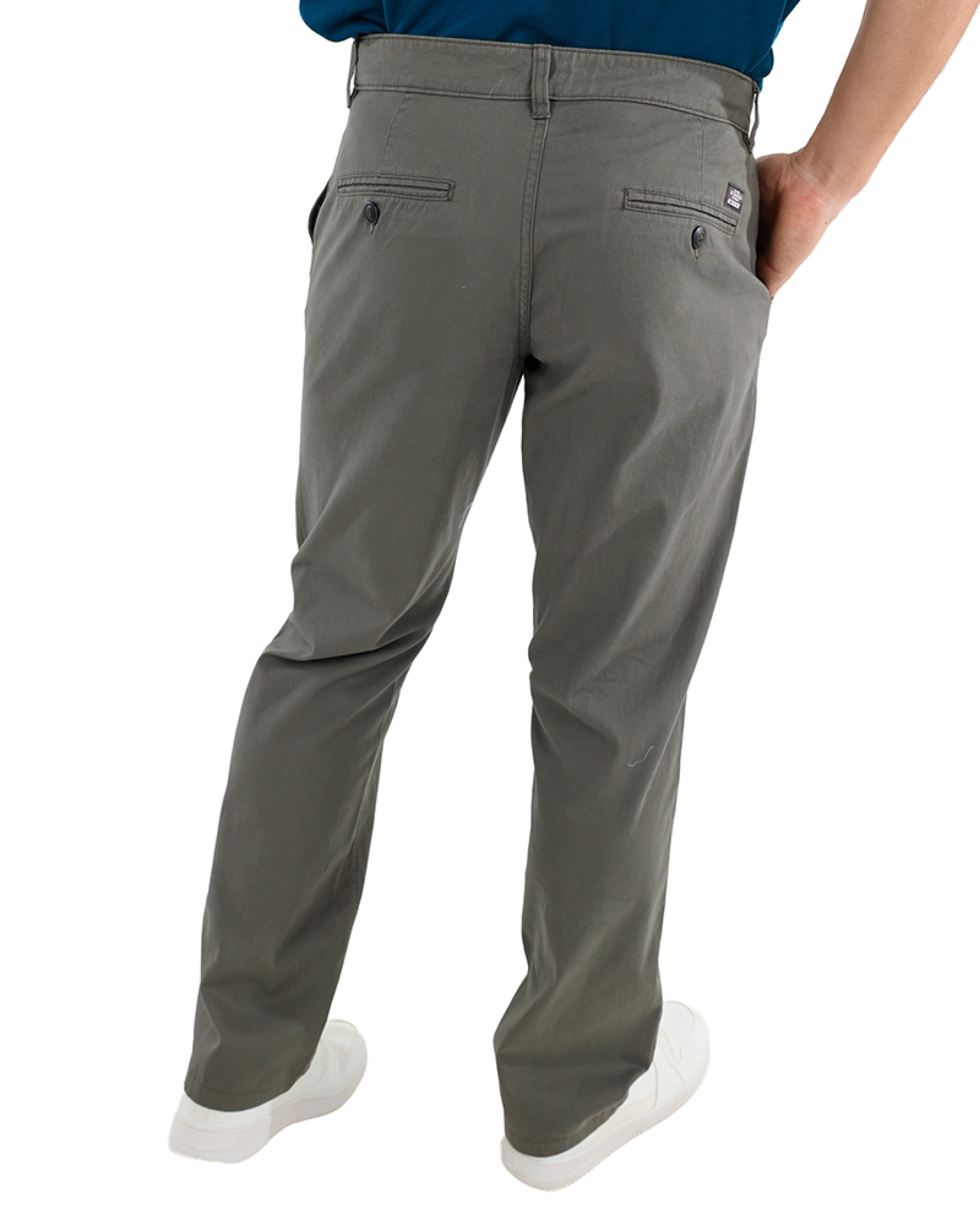 Regular Fit Olive Chino
