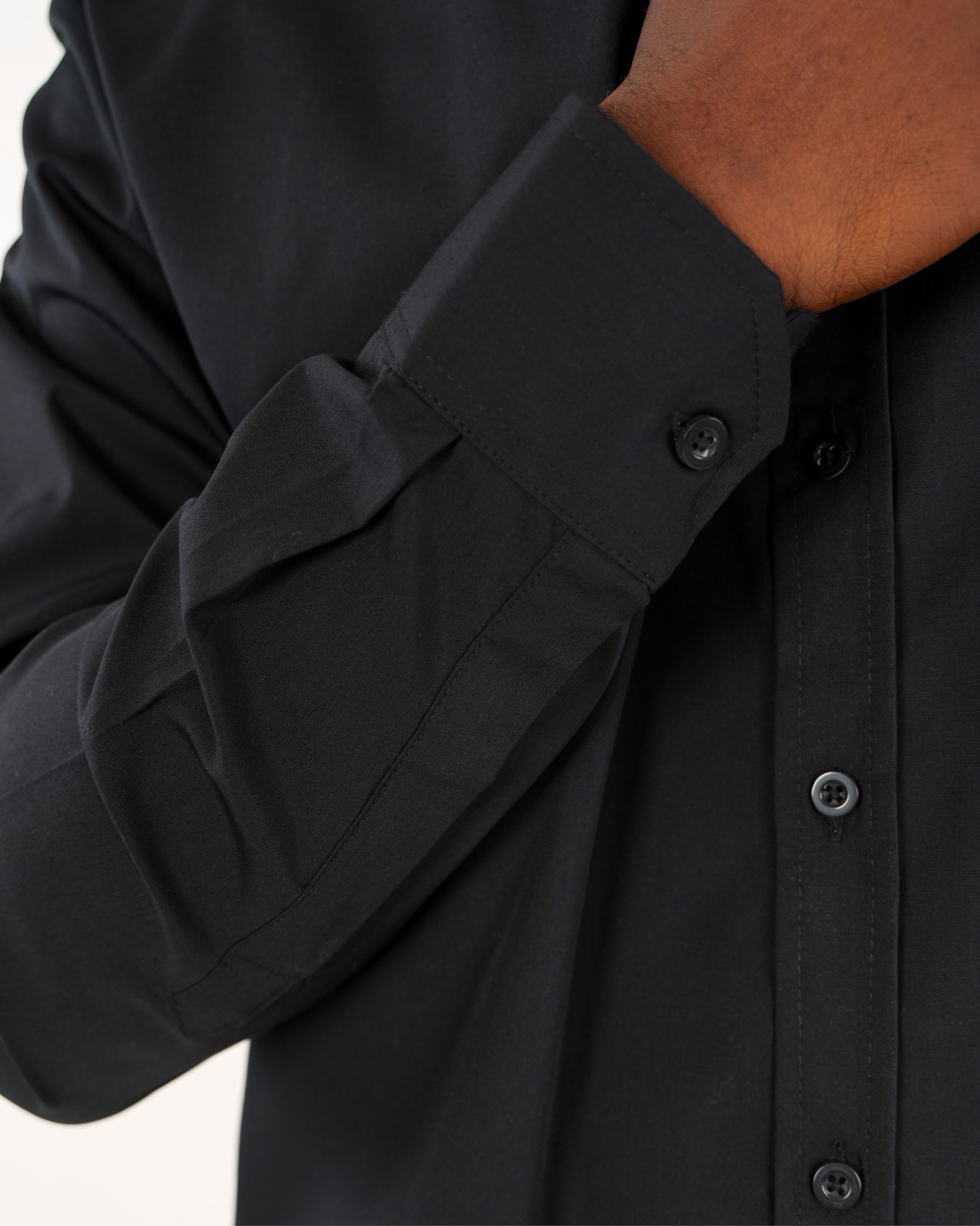 Black Long Sleeve Formal Shirt